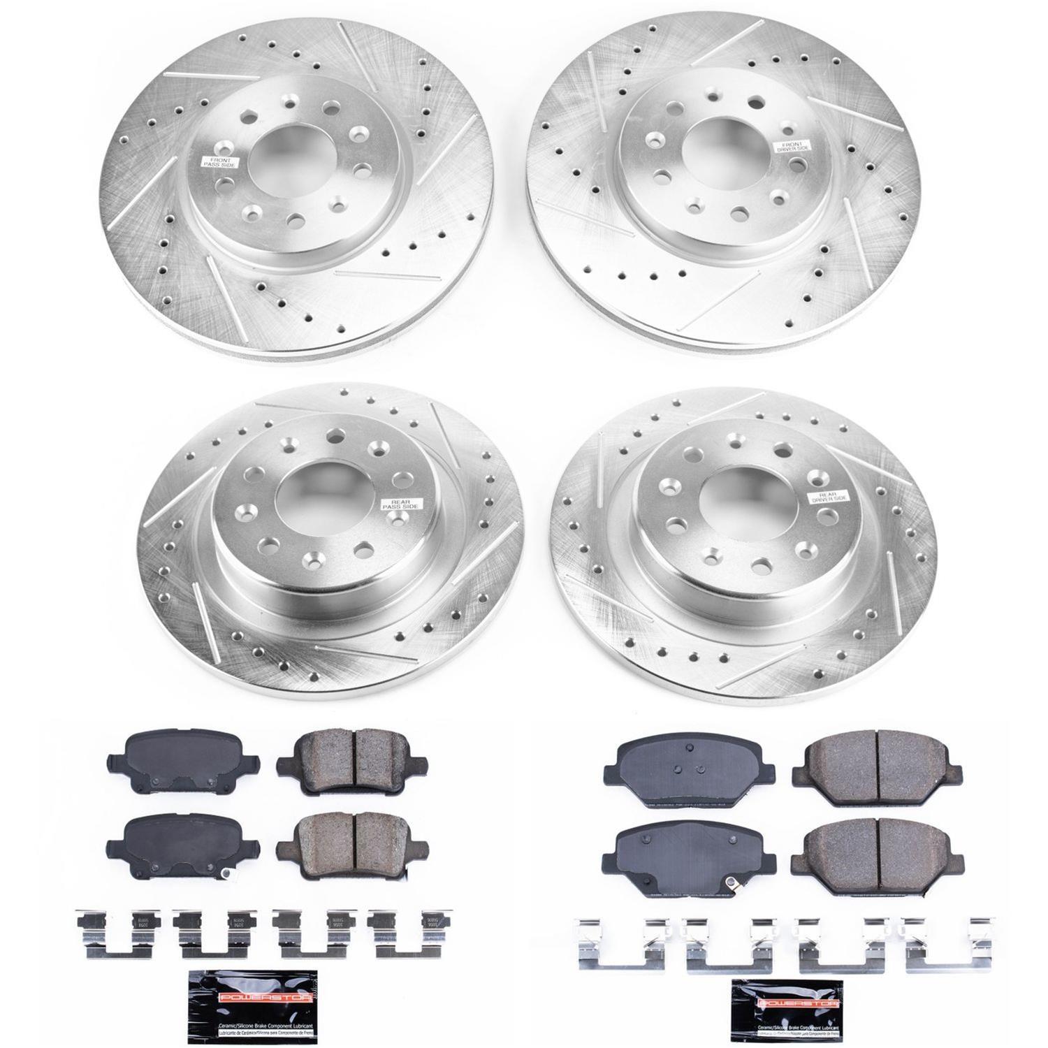 Power Stop 17-19 Buick LaCrosse Front & Rear Z23 Evolution Sport Brake Kit (1x psbK7717, 1x psbK7661) thumbnail 8