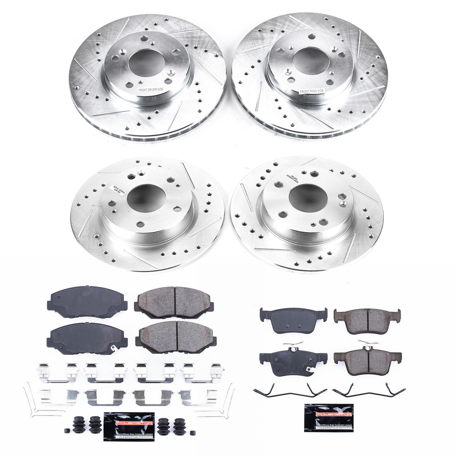 Power Stop K7574 Power Stop Z23 Evolution Sport Brake Upgrade Kits | Summit  Racing