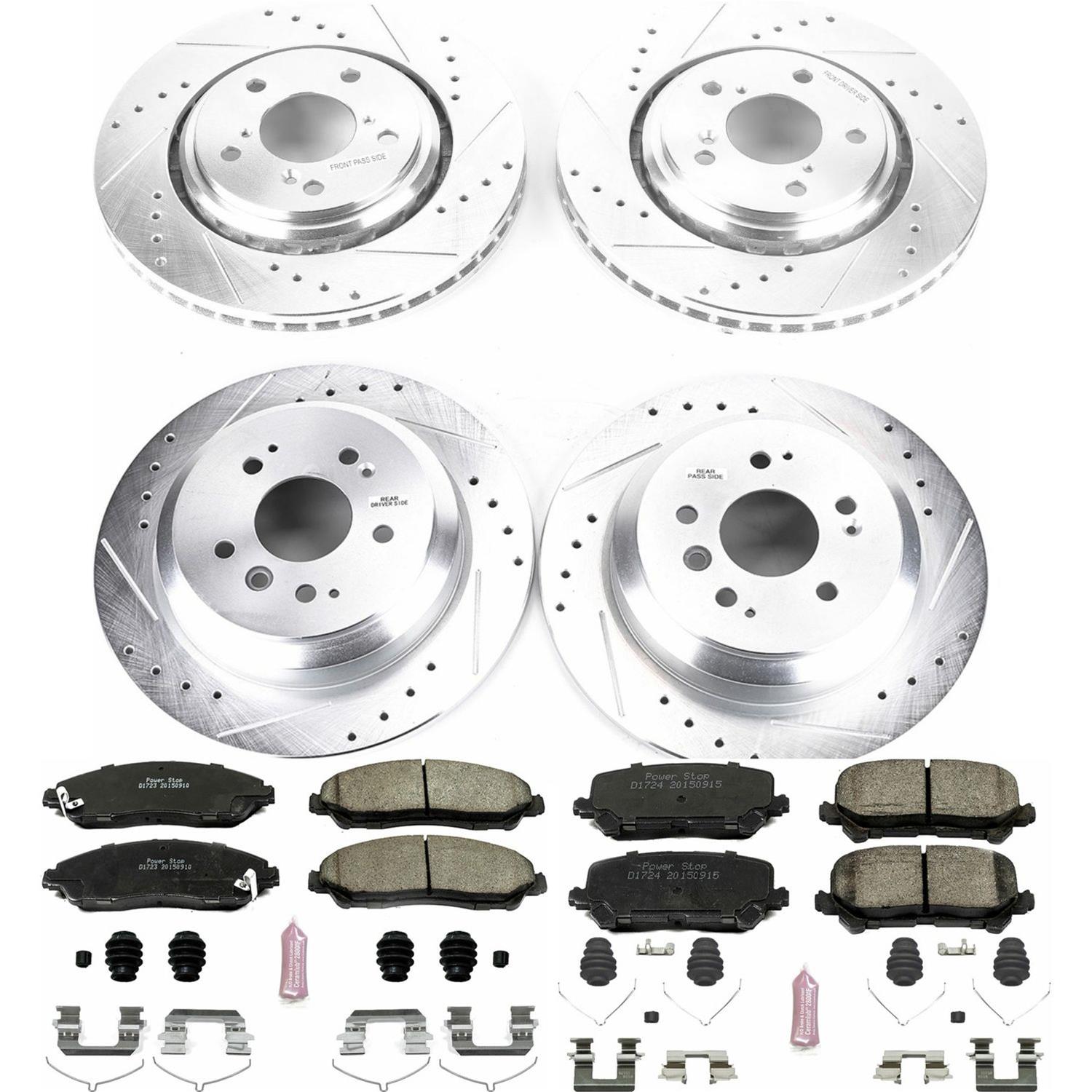 Power Stop K7576 Power Stop Z23 Evolution Sport Brake Upgrade Kits