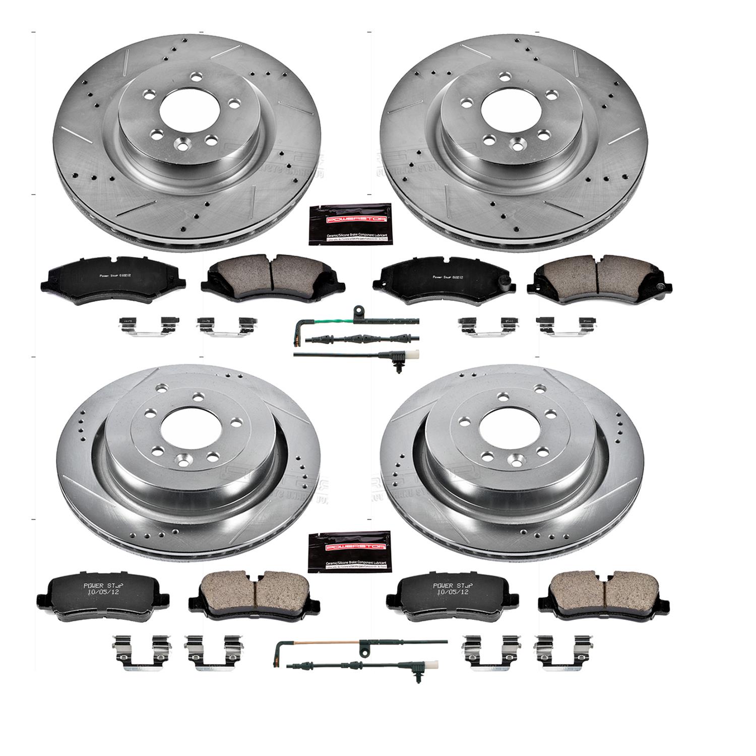 Power Stop 11-16 Land Rover LR4 Front & Rear Z23 Evolution Sport Brake Kit (1x psbK7683, 1x psbK6564) thumbnail 2