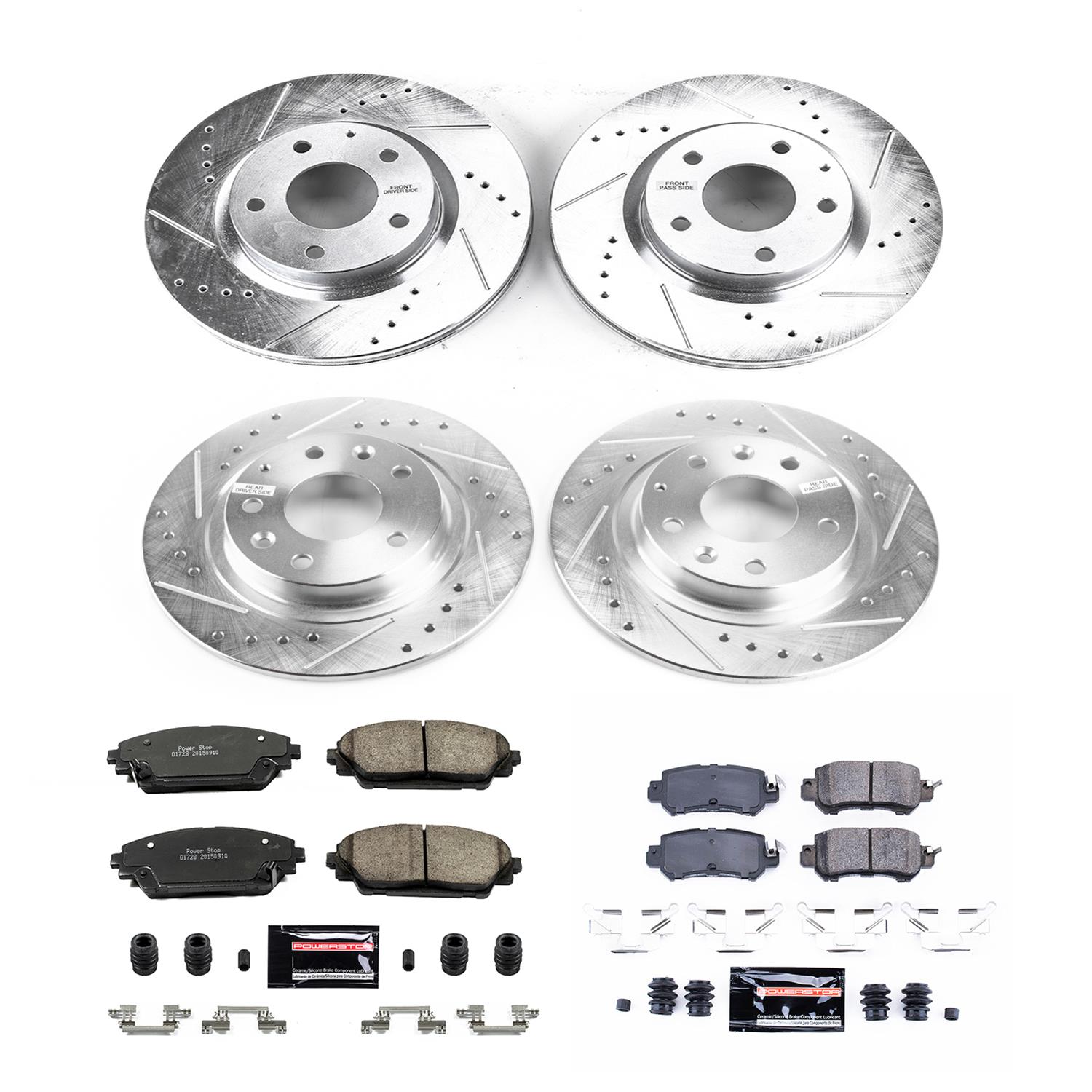 Power Stop 16-18 Mazda CX-3 Front & Rear Z23 Evolution Sport Brake Kit (1x psbK6971, 1x psbK7741) thumbnail 9