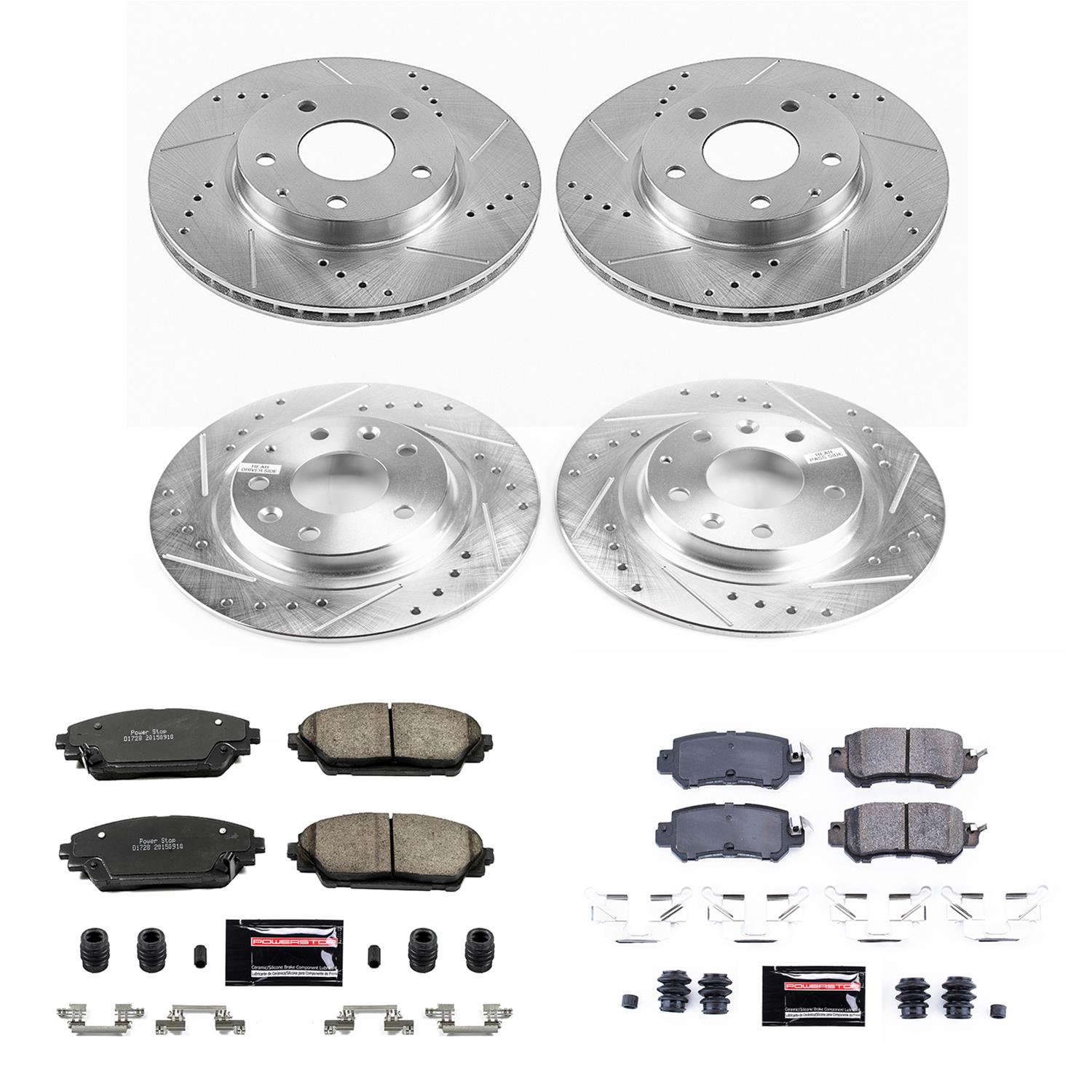 Power Stop 16-18 Mazda CX-3 Front & Rear Z23 Evolution Sport Brake Kit (1x psbK7741, 1x psbK6974) thumbnail 8