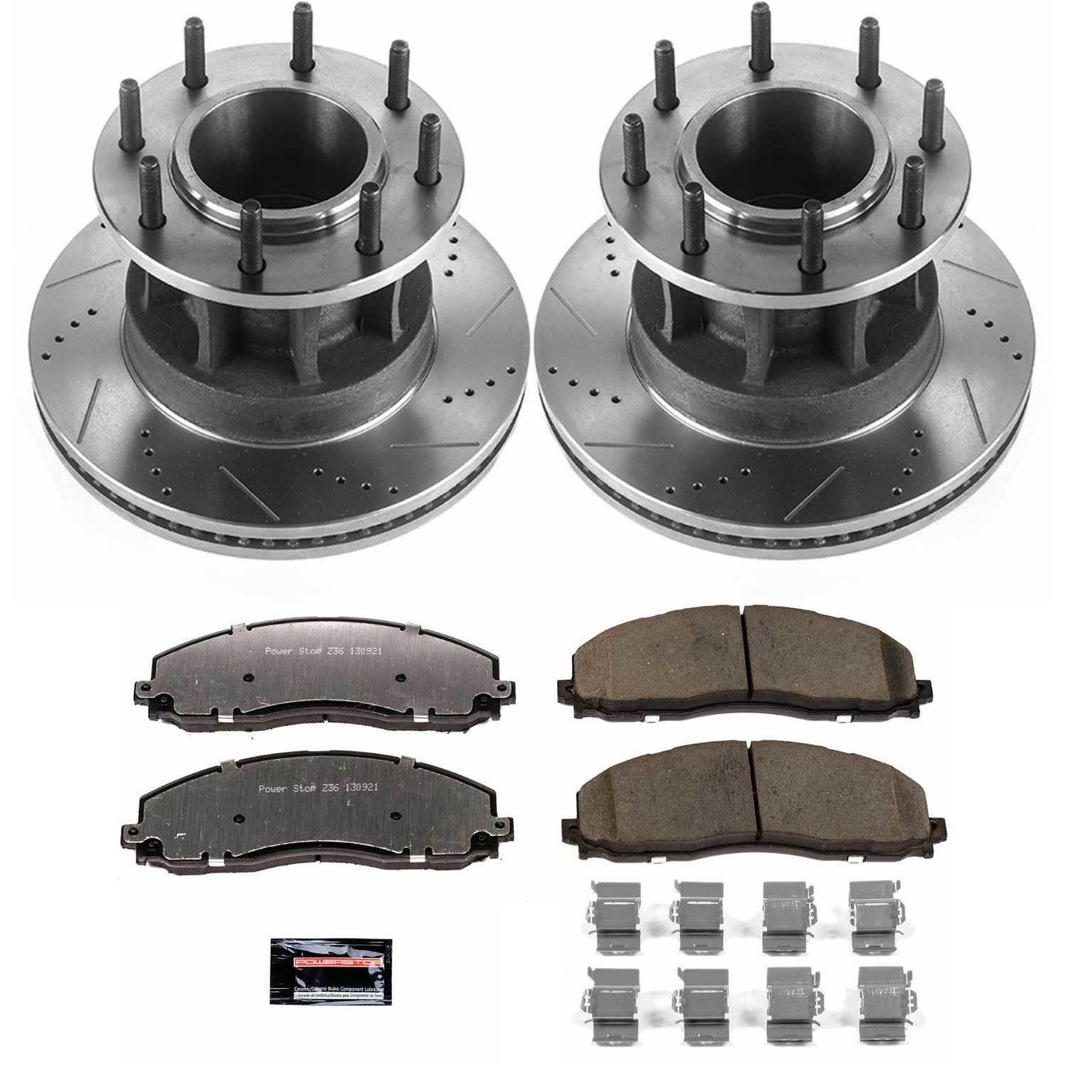Power Stop 17-22 Ford F-350 Super Duty Front Z36 Truck & Tow Brake Kit (1x psbZ36-1680, 1x psbAR85188XL, 1x psbAR85188XR, 1x psbPBK067) thumbnail 3
