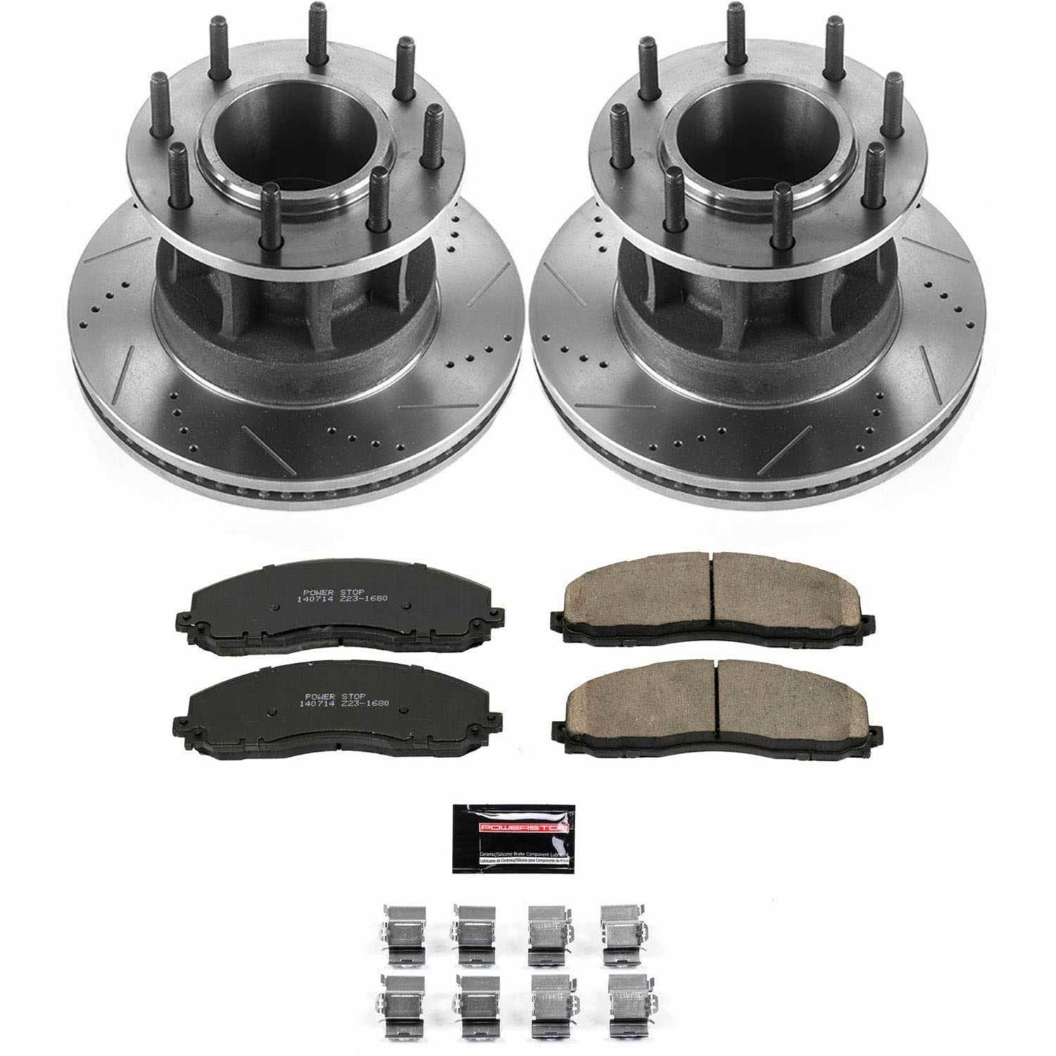 Power Stop 17-22 Ford F-350 Super Duty Front Z23 Evolution Brake Kit (1x psbZ23-1680, 1x psbAR85188XL, 1x psbAR85188XR) thumbnail 7