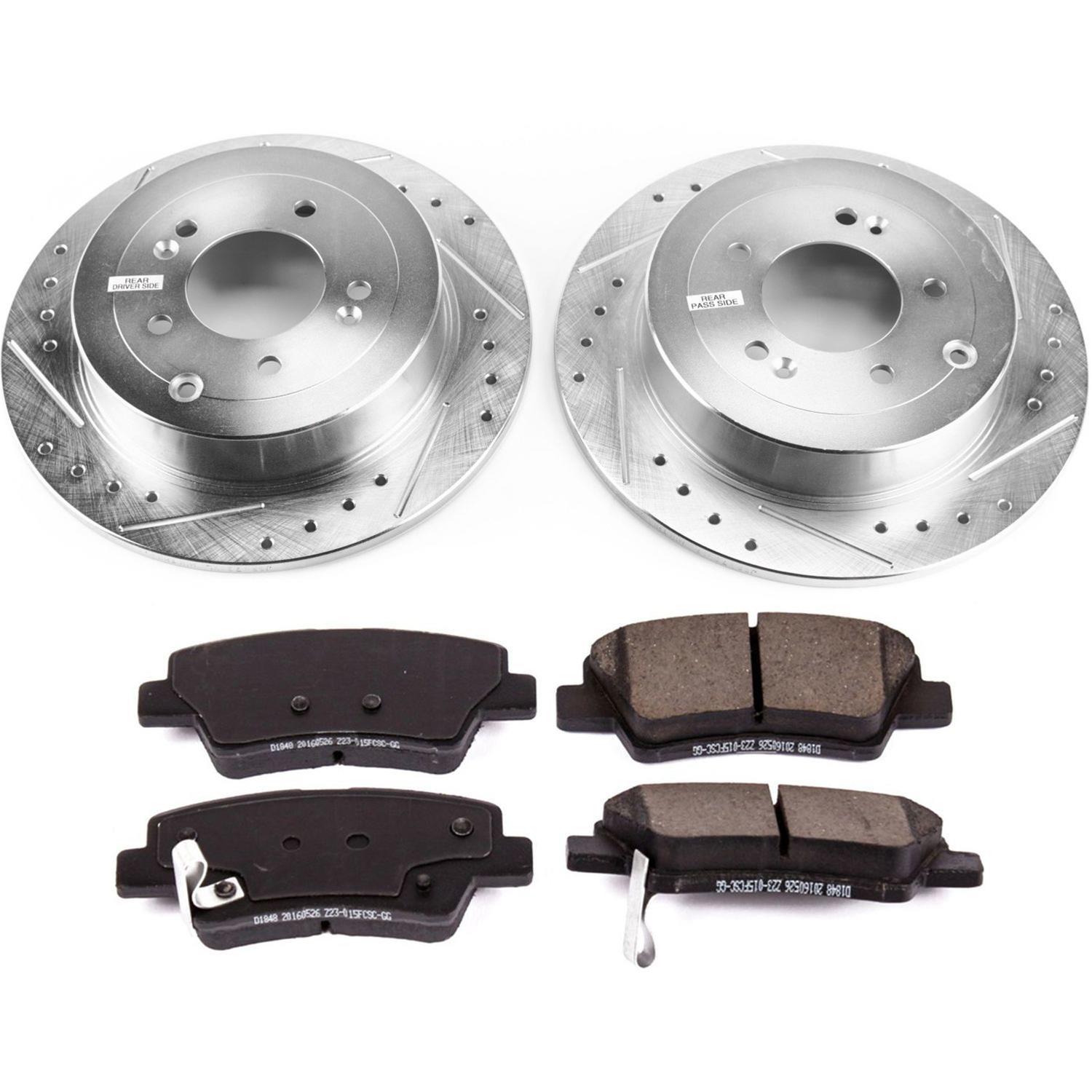 PowerStop K7581 PowerStop Z23 Evolution Sport Brake Upgrade Kits