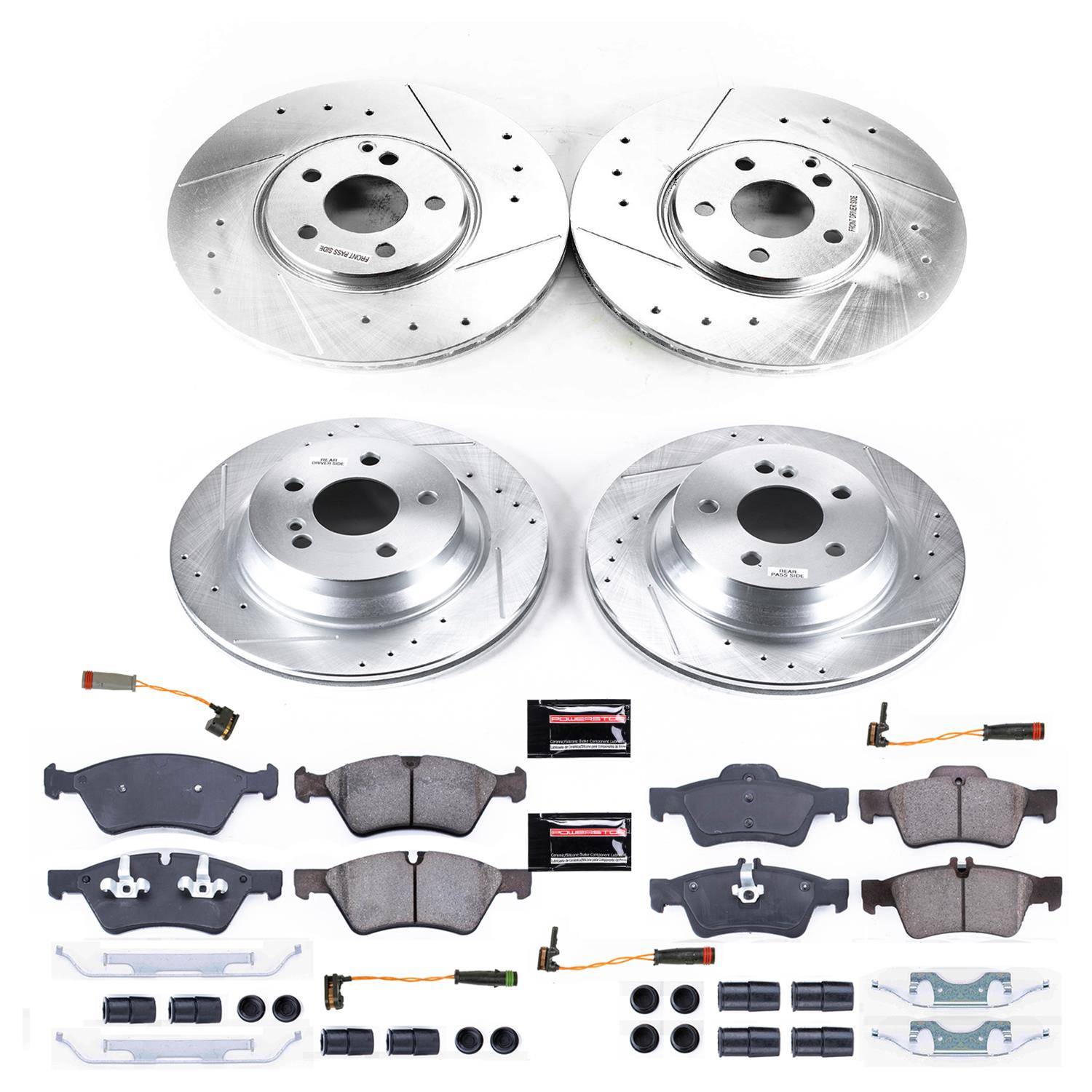 Power Stop 2006 Mercedes-Benz E500 Front & Rear Z23 Evolution Sport Brake Kit (1x psbK5322, 1x psbK7768) thumbnail 8
