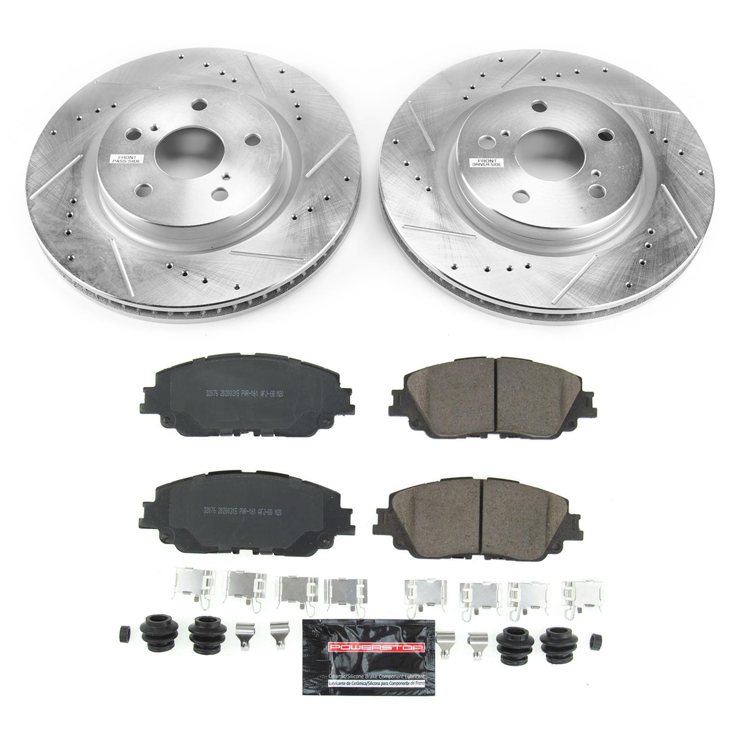 PowerStop K8348 PowerStop Z23 Evolution Sport Brake Upgrade Kits