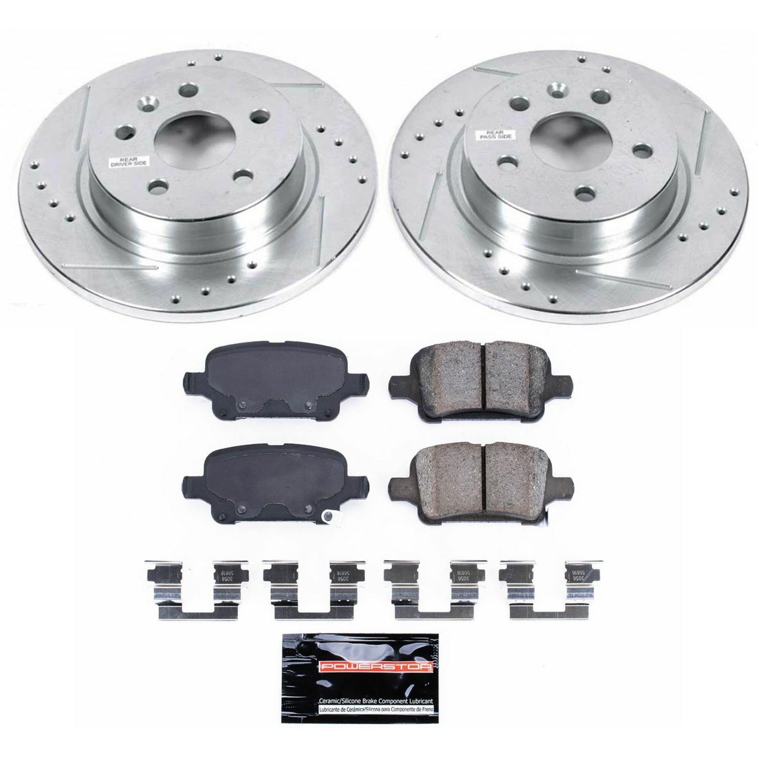 Power Stop 2016 Chevrolet Cruze Front & Rear Z23 Evolution Sport Brake Kit (1x psbK7896, 1x psbK7399) thumbnail 3