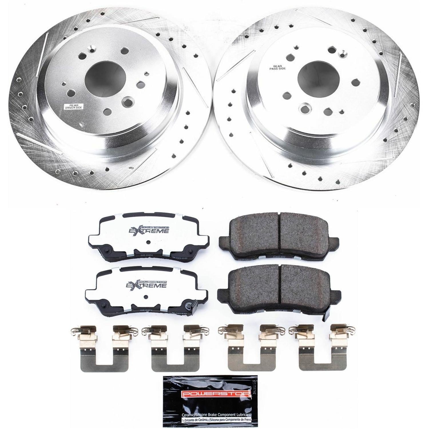 Power Stop K7901-26 Power Stop Z26 Street Warrior Brake Upgrade Kits ...