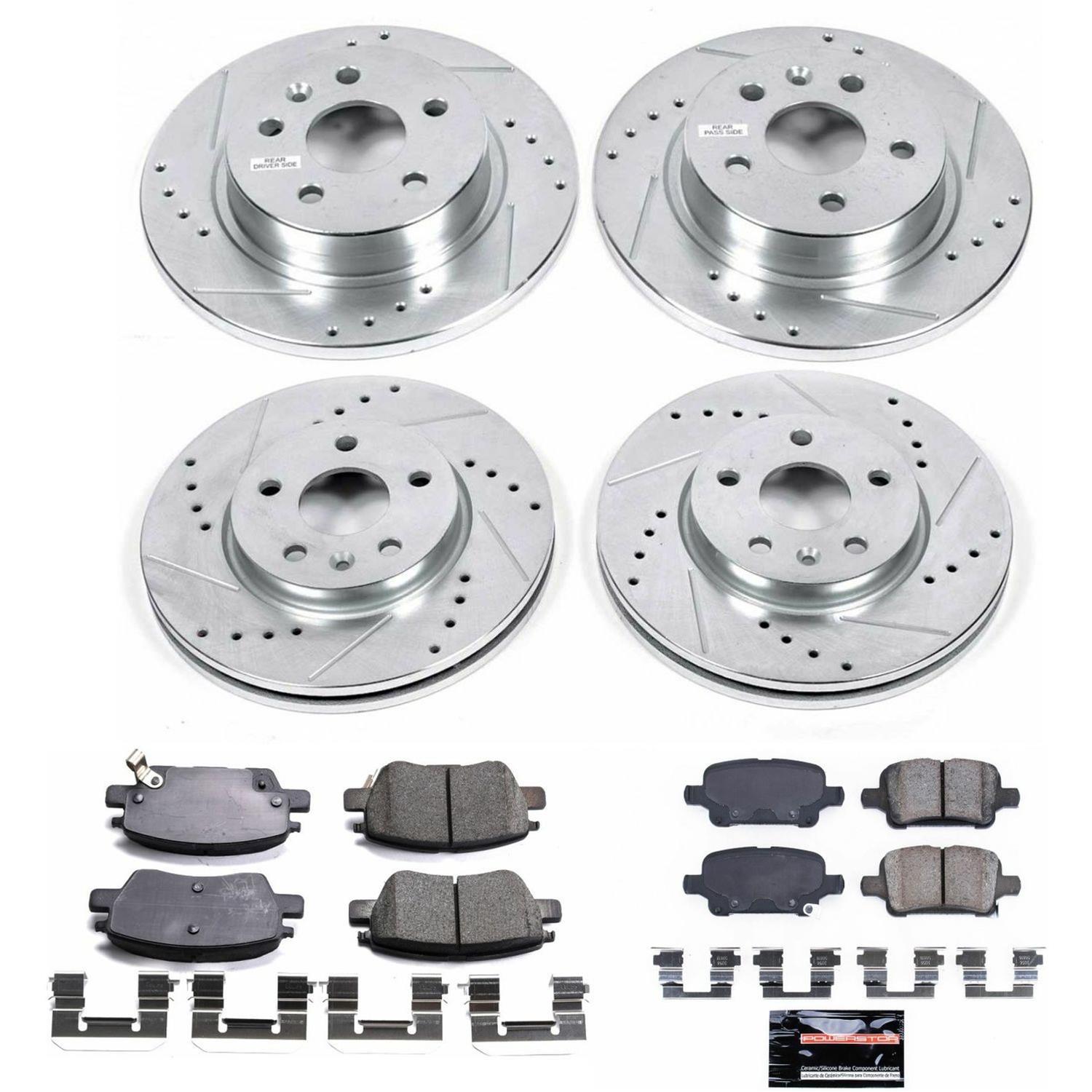 Power Stop 2016 Chevrolet Cruze Front & Rear Z23 Evolution Sport Brake Kit (1x psbK7896, 1x psbK7399) thumbnail 2