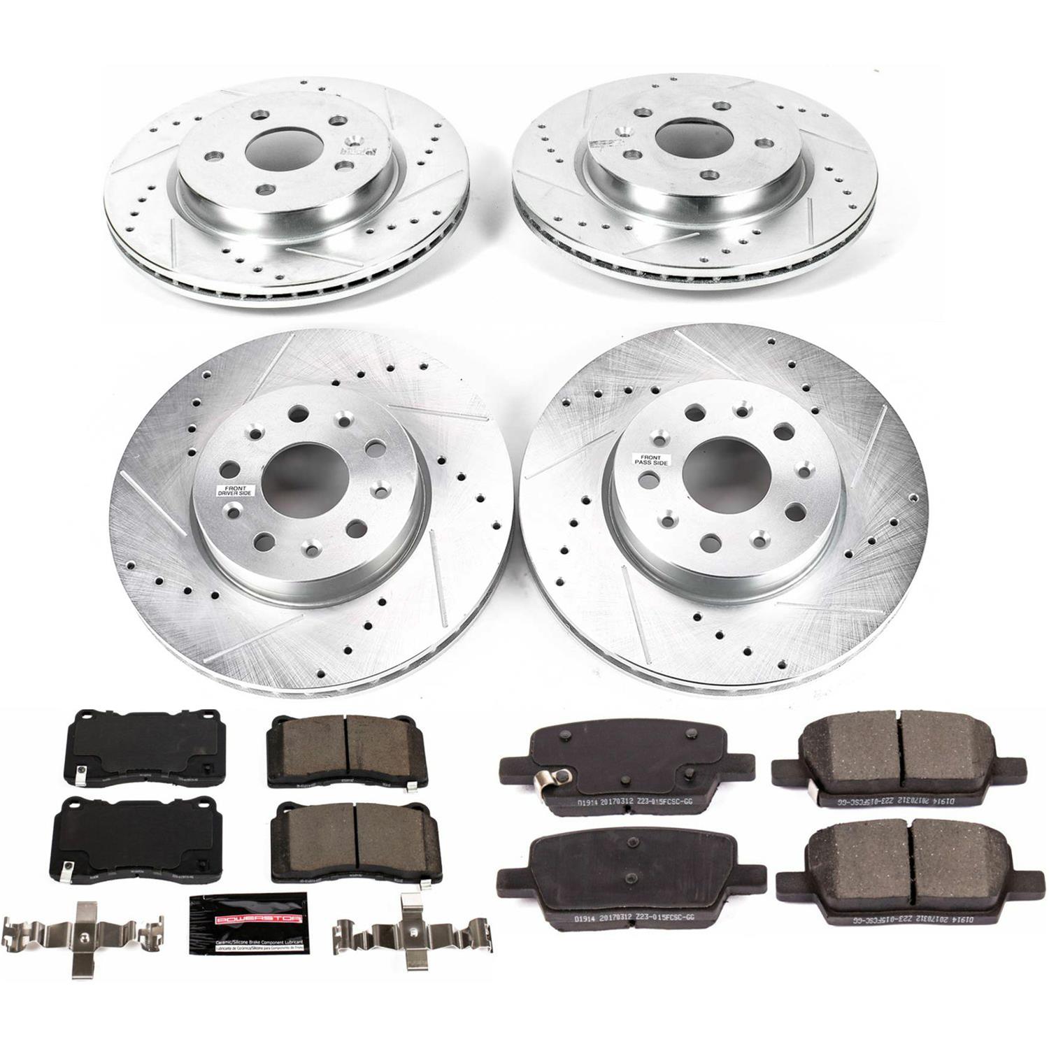 Power Stop 16-18 Cadillac CT6 Front & Rear Z23 Evolution Sport Brake Kit (1x psbK7289, 1x psbK7882) thumbnail 8