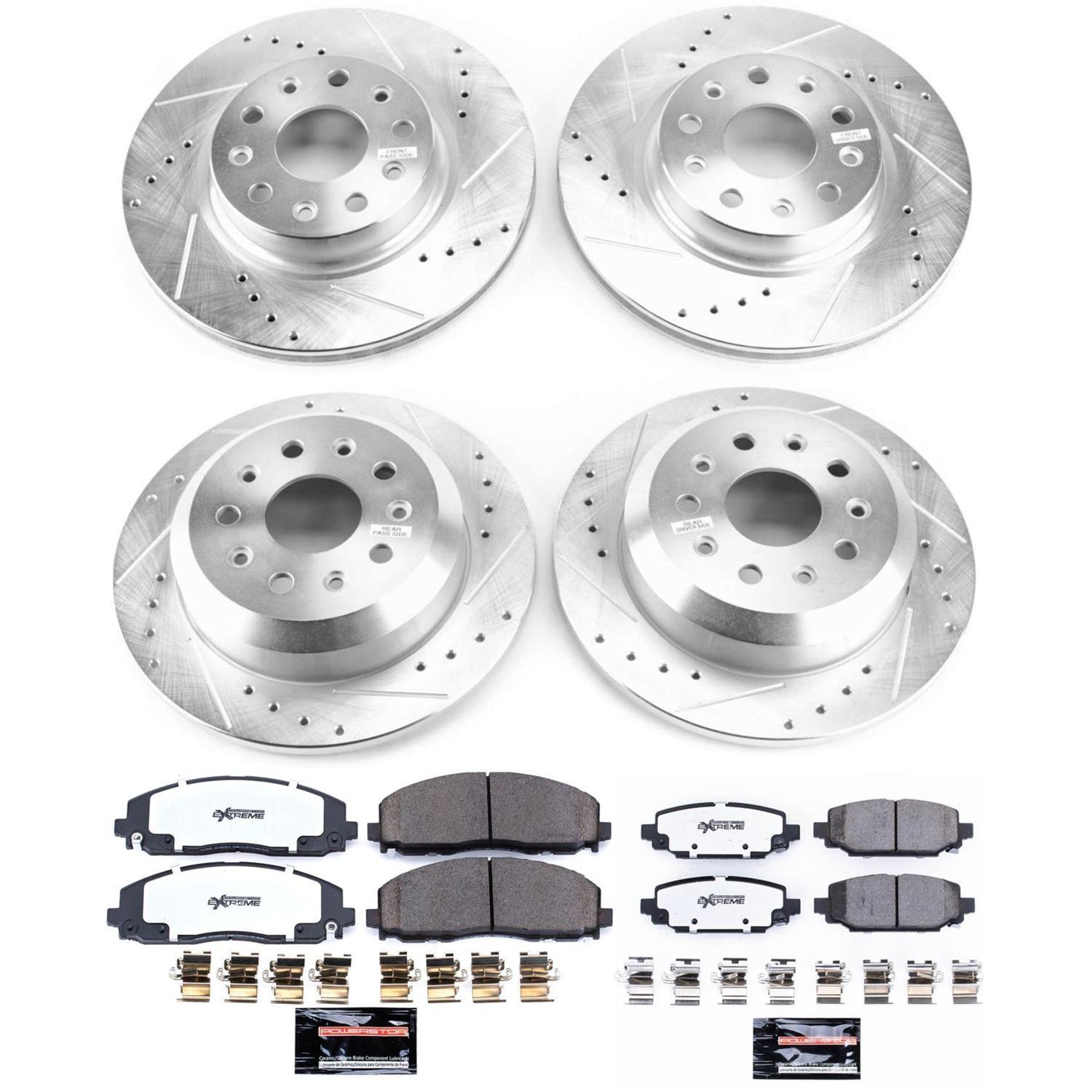 Power Stop 18-19 Jeep Wrangler Front & Rear Z36 Truck & Tow Brake Kit (1x psbK7943-36, 1x psbK7941-36) thumbnail 5