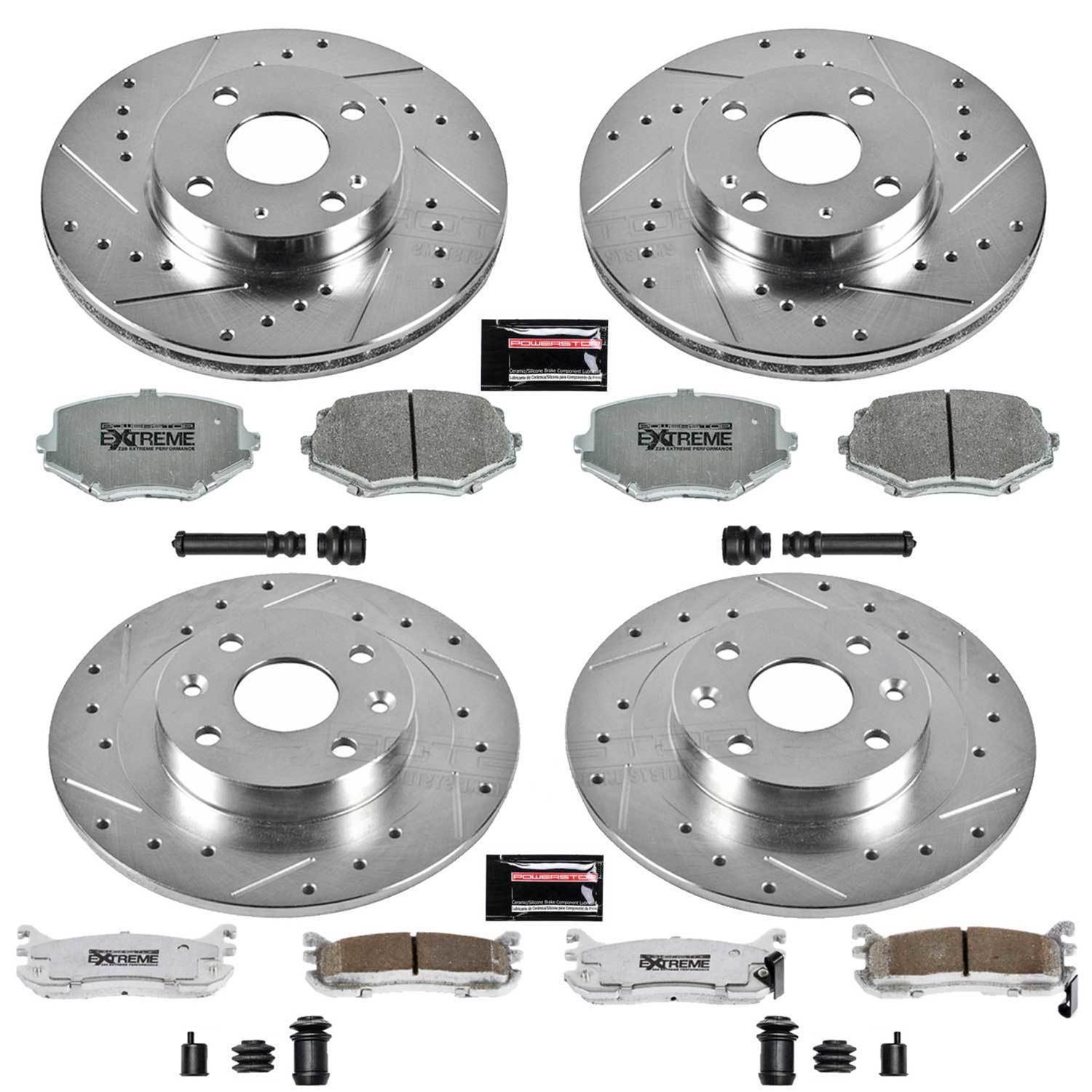 Power Stop K794-26 Power Stop Z26 Street Warrior Brake Upgrade Kits |  Summit Racing