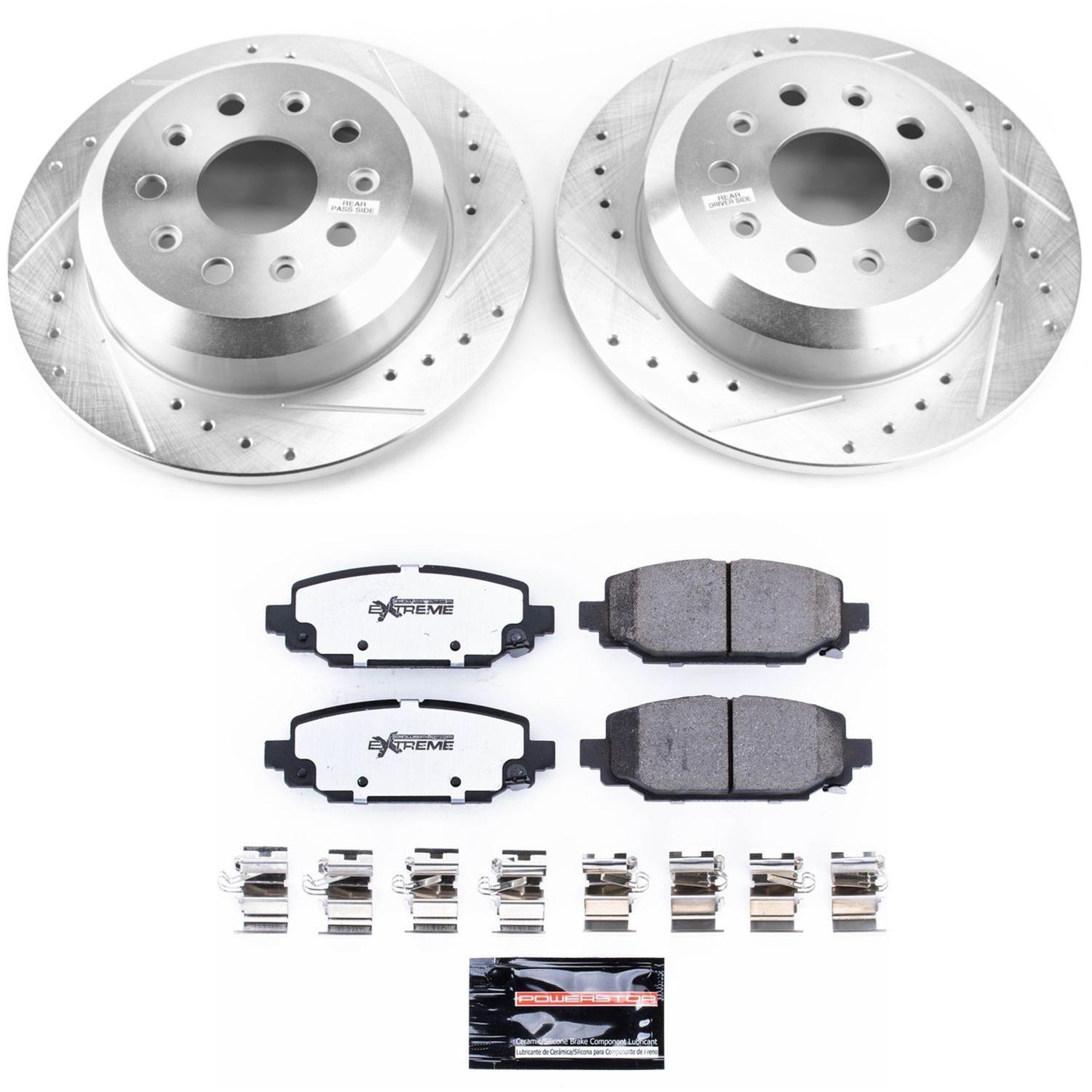 Power Stop 18-19 Jeep Wrangler Front & Rear Z36 Truck & Tow Brake Kit (1x psbK7943-36, 1x psbK7941-36) thumbnail 7