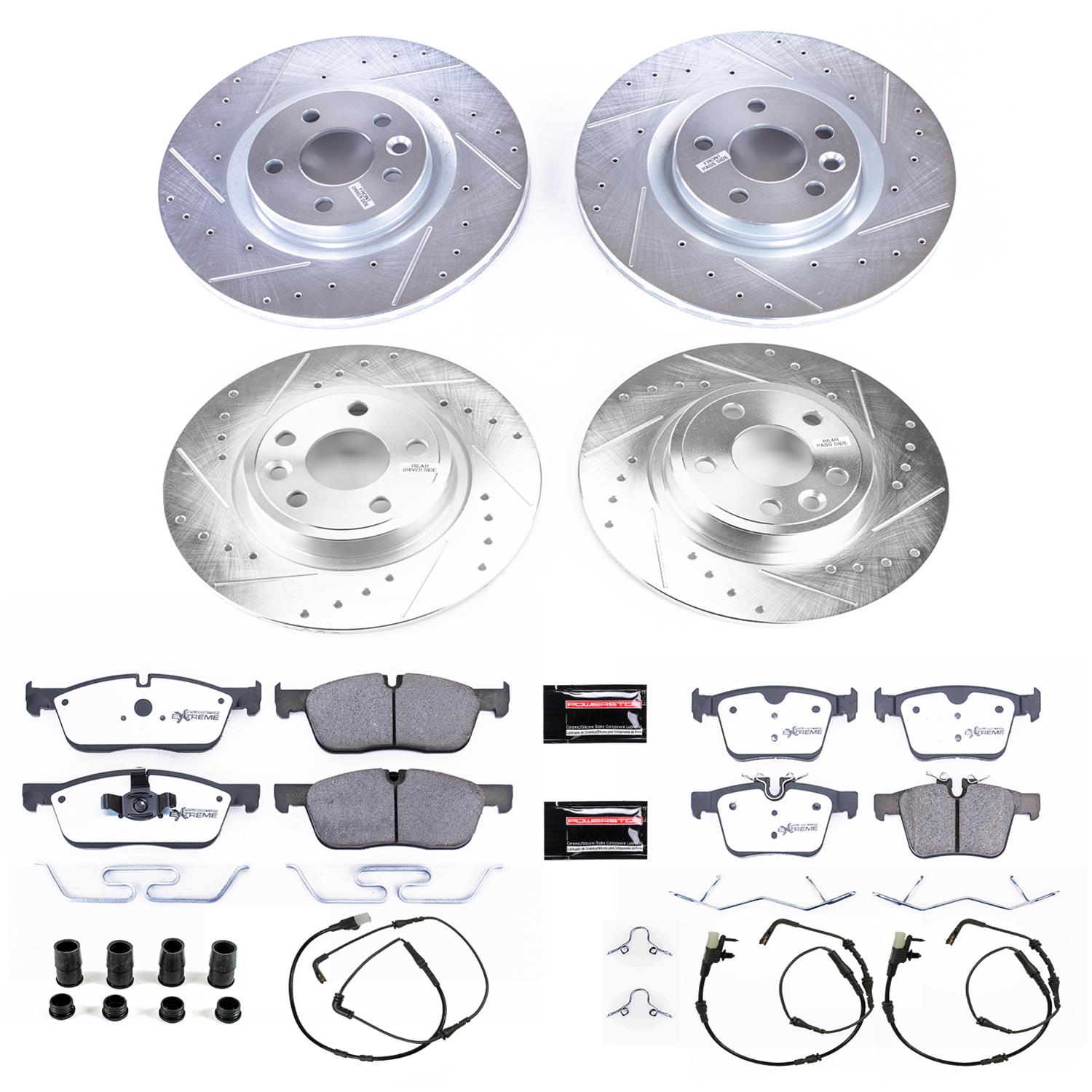 Power Stop 15-17 Land Rover Discovery Sport Front & Rear Z36 Truck & Tow Brake Kit (1x psbK7995-36, 1x psbK7991-36) thumbnail 4