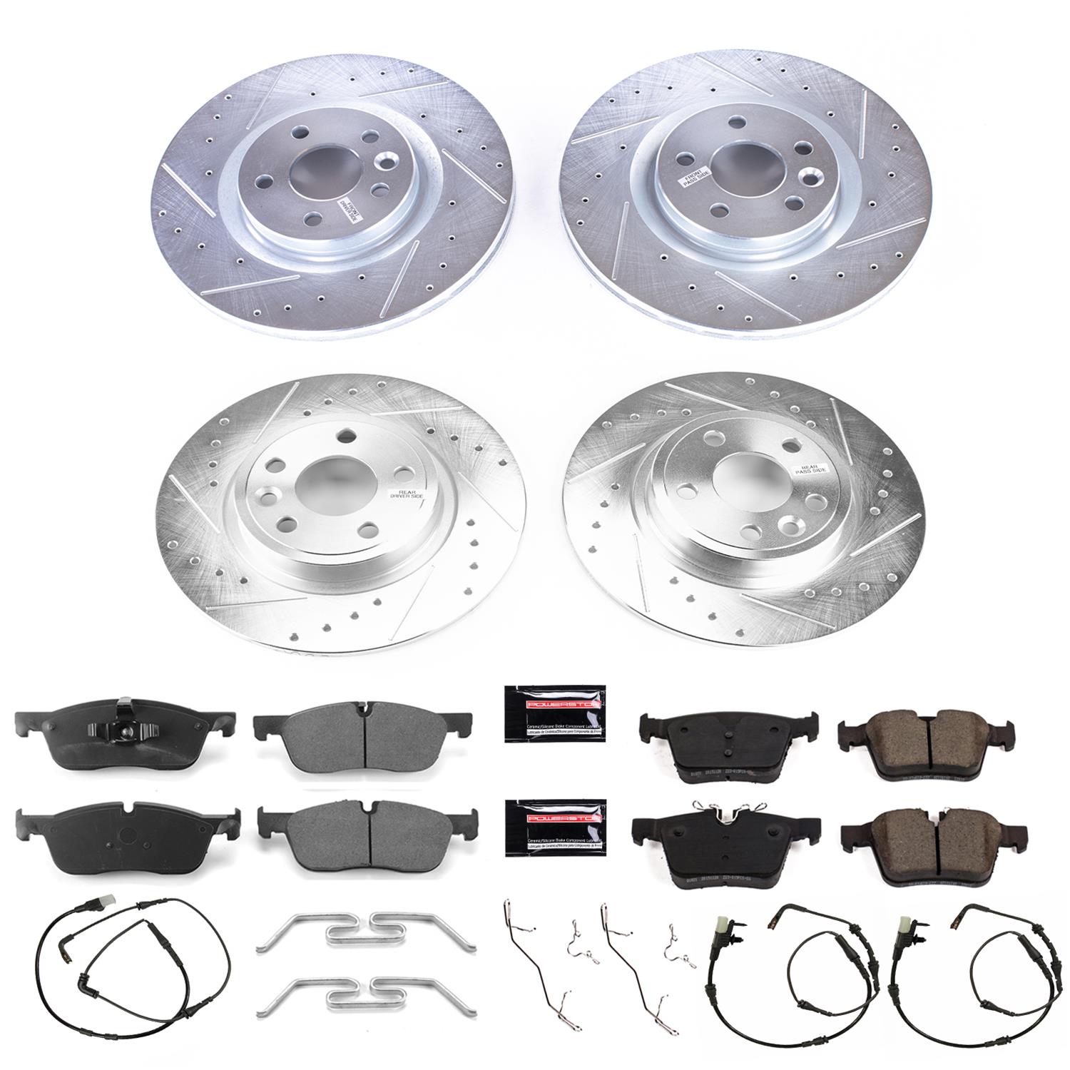 Power Stop 15-17 Land Rover Discovery Sport Front & Rear Z23 Evolution Sport Brake Kit (1x psbK7991, 1x psbK7995) thumbnail 8