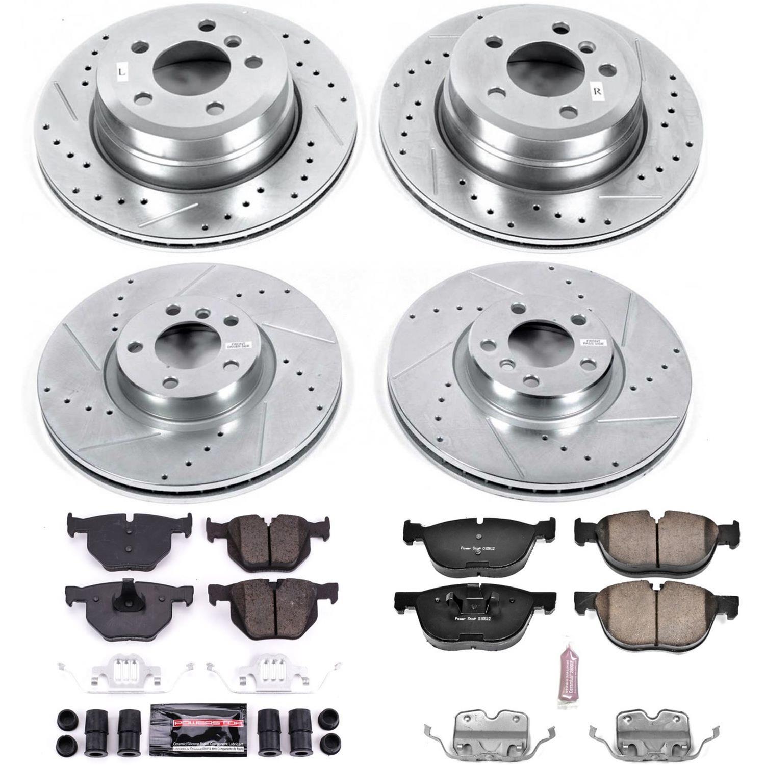 Power Stop 16-18 BMW X5 Front & Rear Z23 Evolution Sport Brake Kit (1x psbK7429, 1x psbK6061) thumbnail 8
