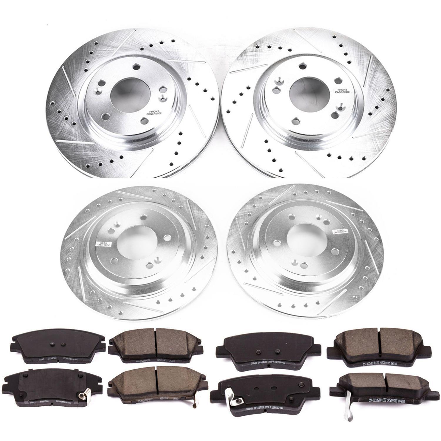 Power Stop 17-18 Kia Sportage Front & Rear Z23 Evolution Sport Brake Kit (1x psbK8016, 1x psbK7355) thumbnail 8