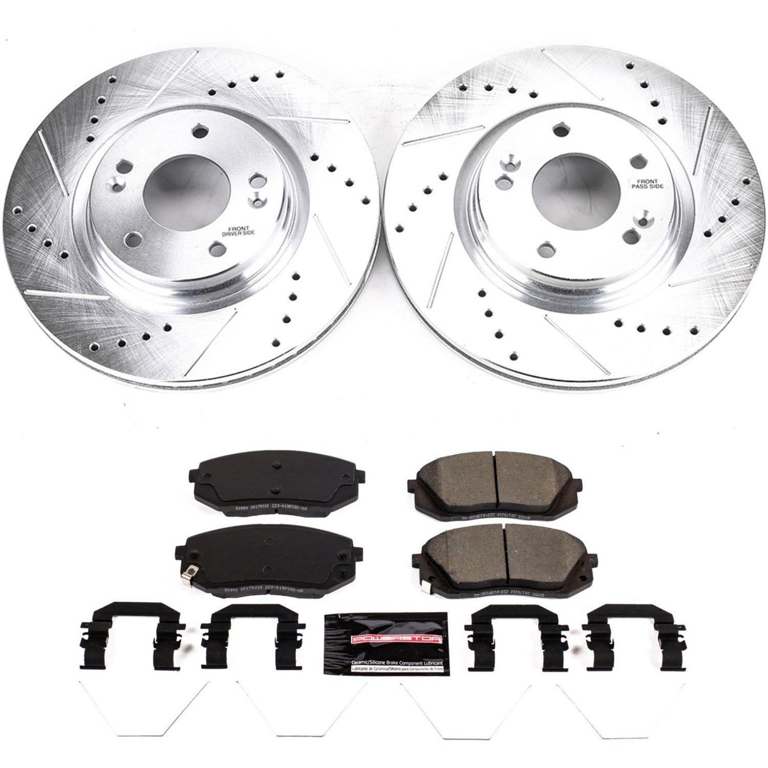 PowerStop K8011 PowerStop Z23 Evolution Sport Brake Upgrade Kits
