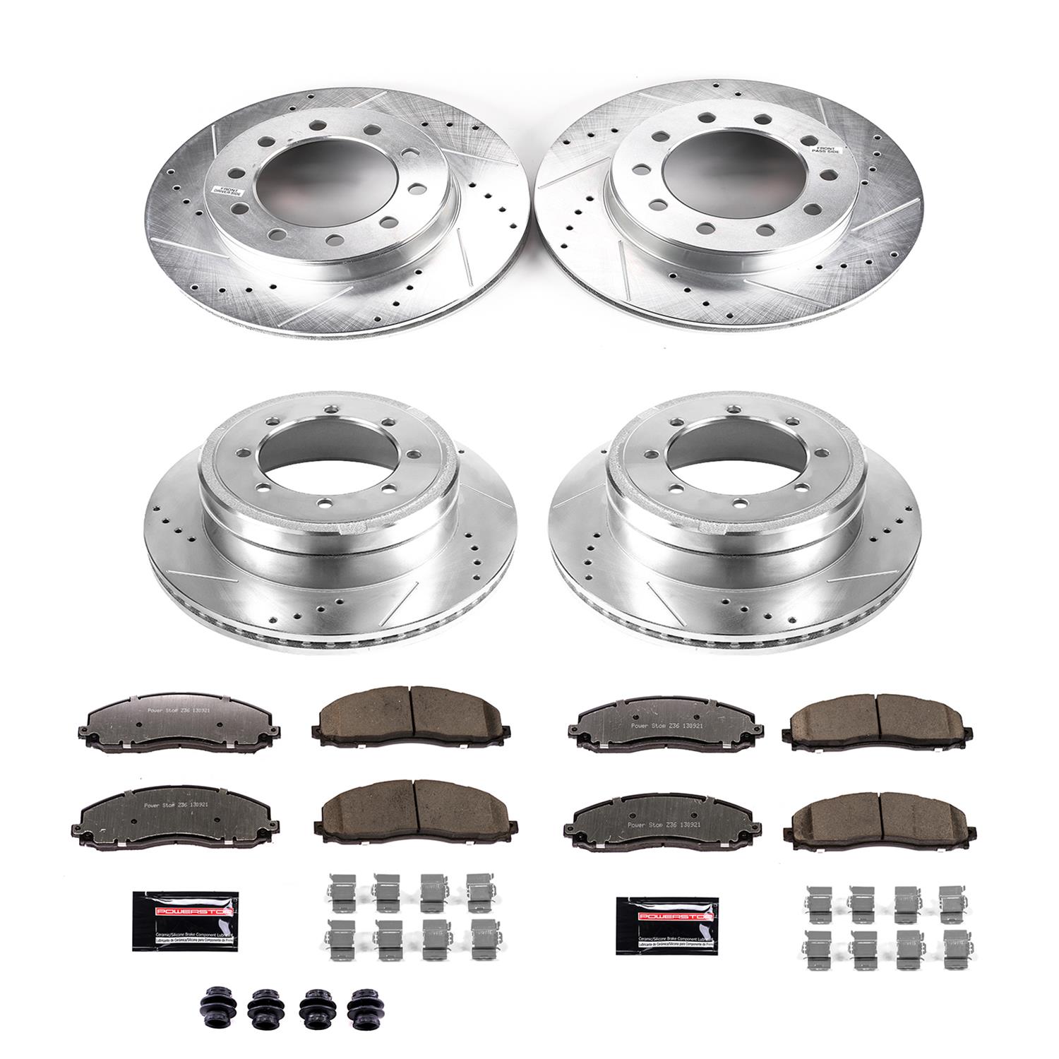 Power Stop 2016 Ford F-350 Super Duty Front & Rear Z36 Truck & Tow Brake Kit (Bundled Kit) thumbnail 5