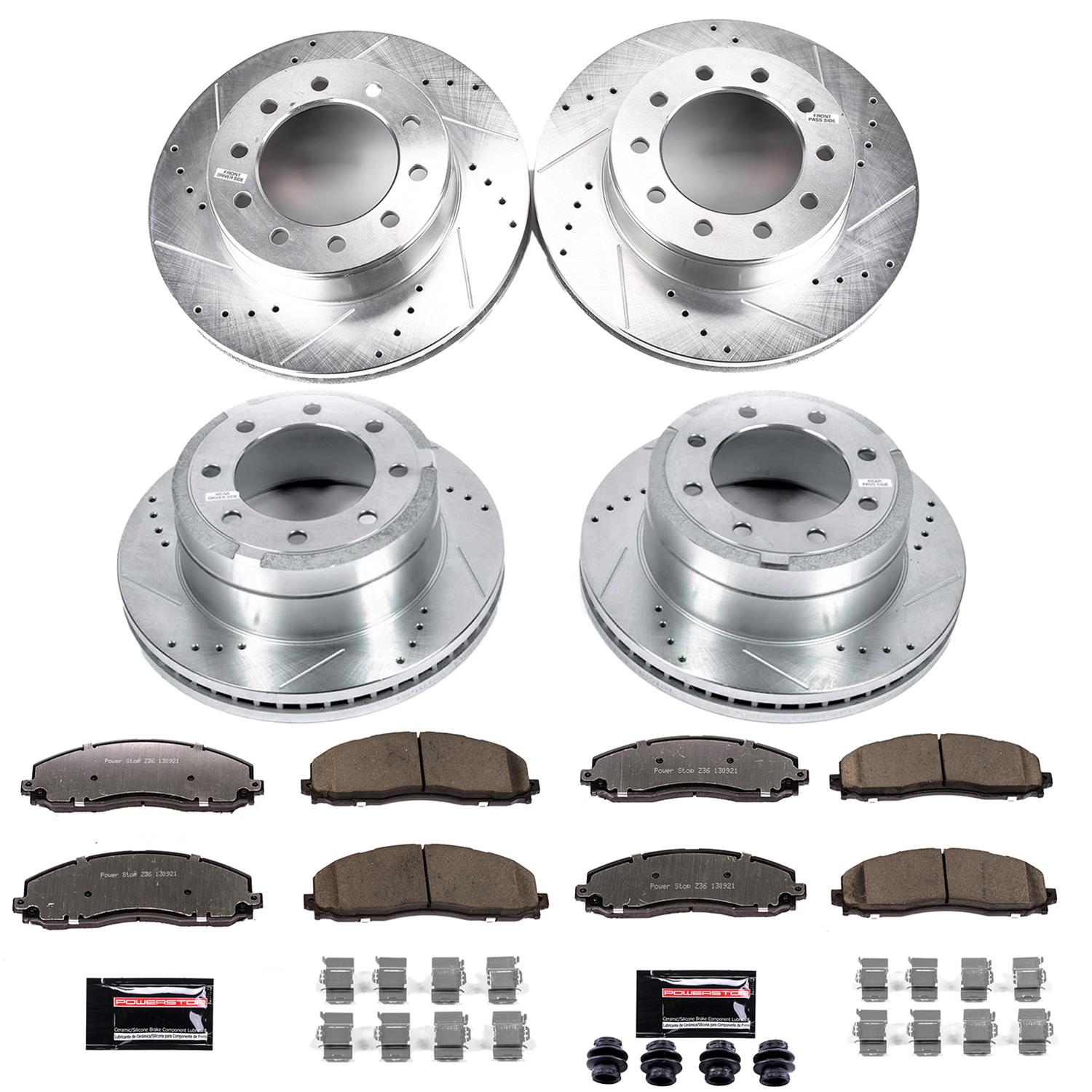 Power Stop 2016 Ford F-350 Super Duty Front & Rear Z36 Truck & Tow Brake Kit (Bundled Kit) thumbnail 7