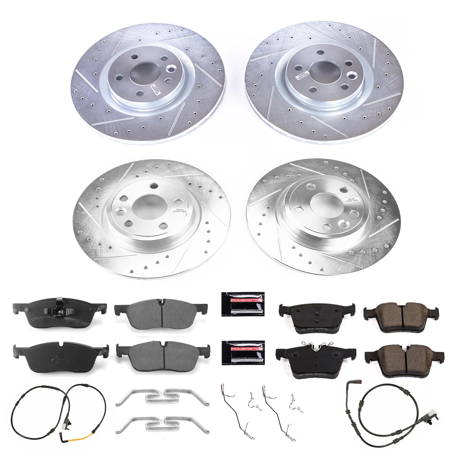 Power Stop 2018 Jaguar E-Pace Front & Rear Z23 Evolution Sport Brake Kit (1x psbK8109, 1x psbK8107) thumbnail 8