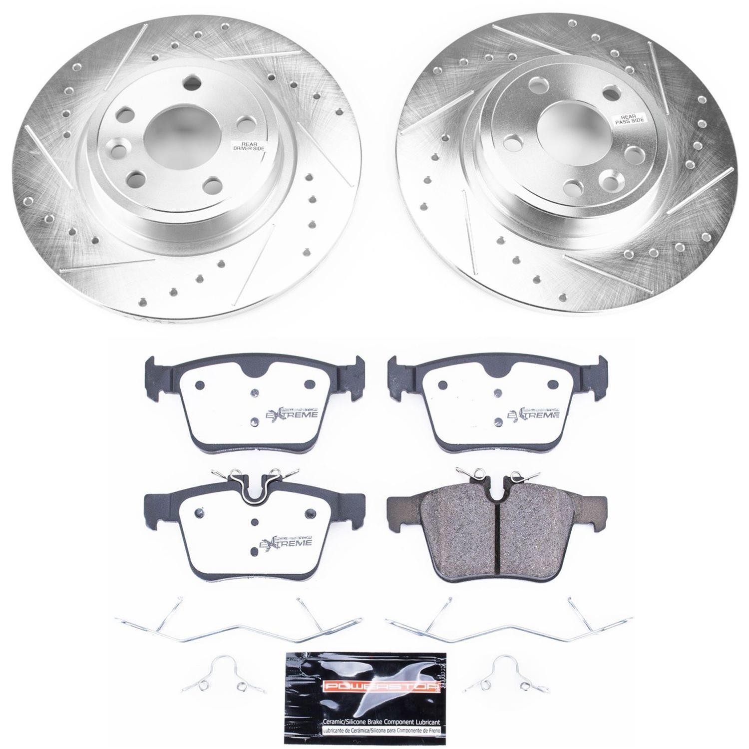 Power Stop 18-19 Land Rover Discovery Sport Front & Rear Z36 Truck & Tow Brake Kit (1x psbK8109-36, 1x psbK7991-36) thumbnail 6