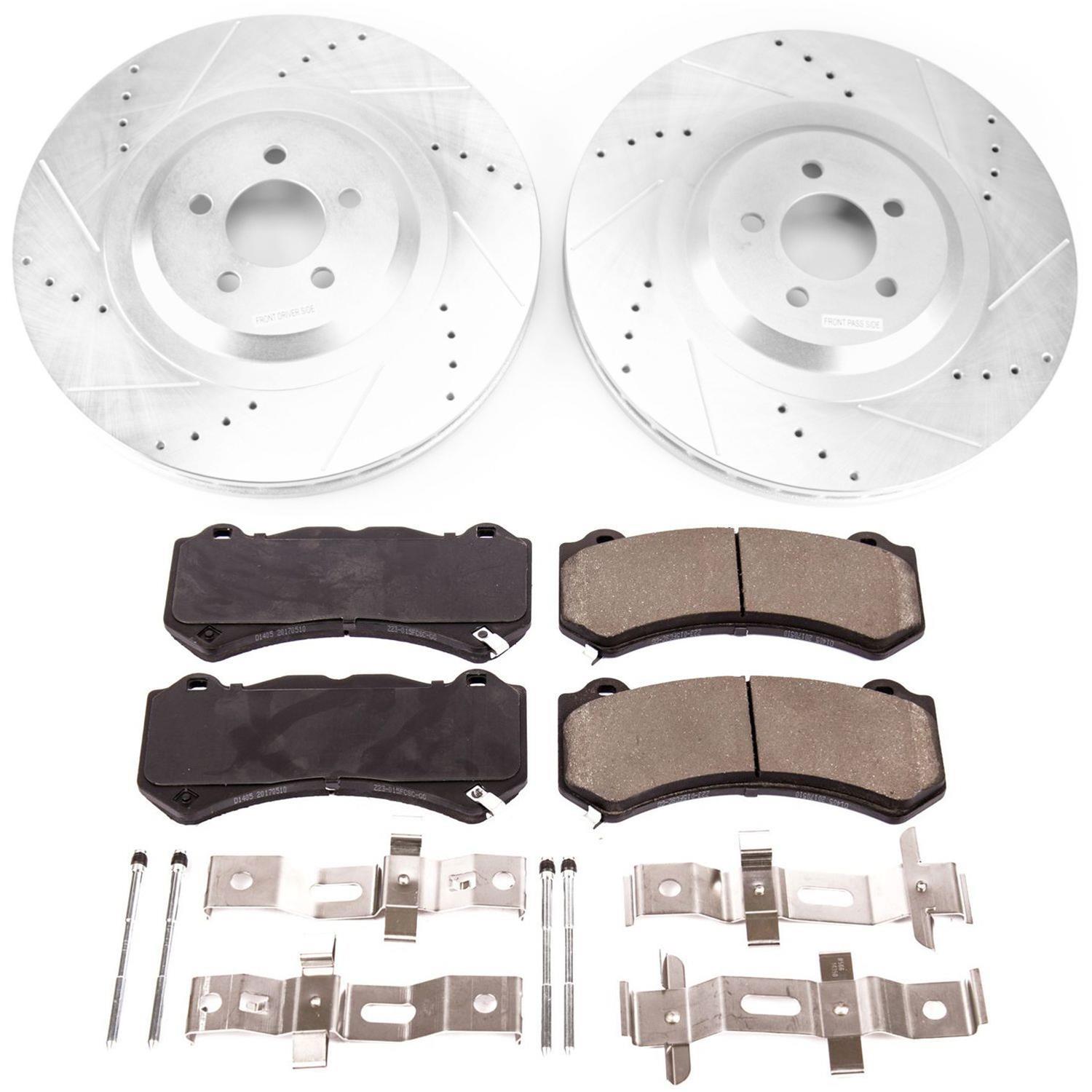 PowerStop Z23 Evolution Front Brake Kit | Dodge Charger (15-20) (K8169) main image 1