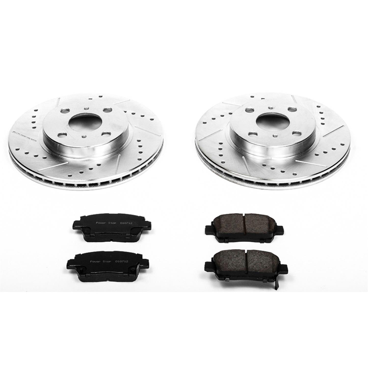Power Stop 00-02 Toyota MR2 Spyder Front & Rear Z23 Evolution Sport Brake Kit w/Calipers (1x psbK821, 1x psbK3161, 1x psbS2650, 1x psbS2754) thumbnail 6