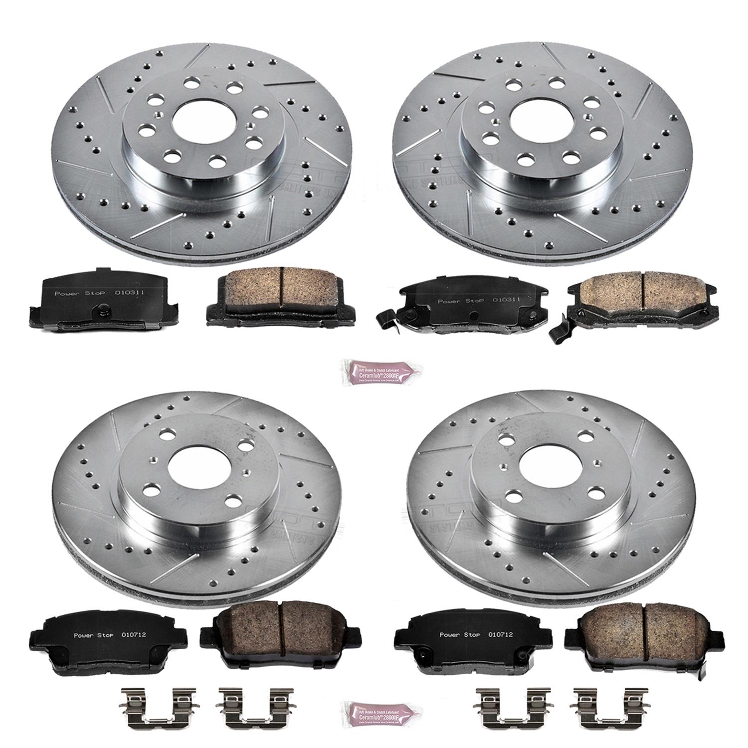 Power Stop K822 Power Stop Z23 Evolution Sport Brake Upgrade Kits