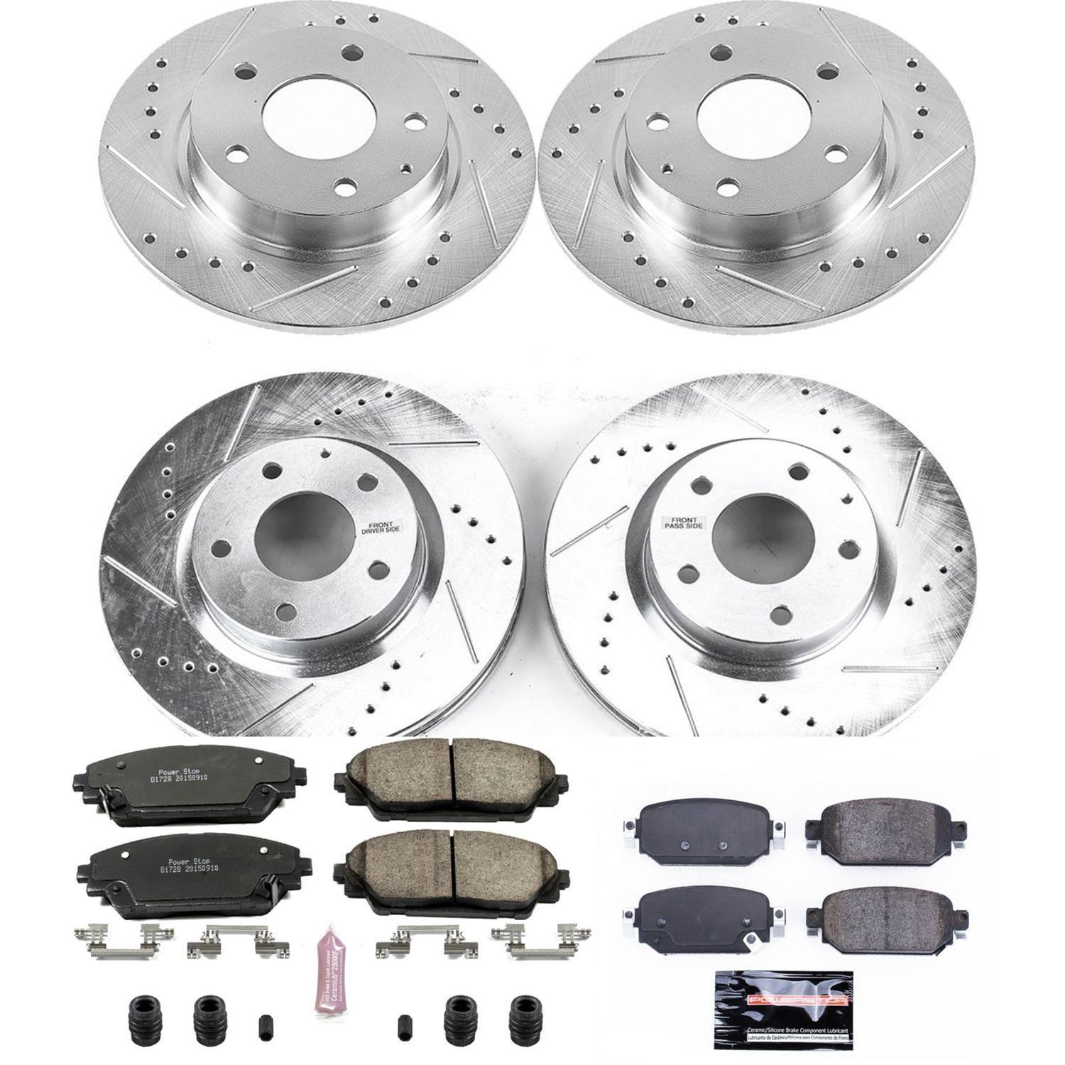 Power Stop 17-18 Mazda 3 Front & Rear Z23 Evolution Sport Brake Kit (1x psbK6971, 1x psbK7515) thumbnail 4