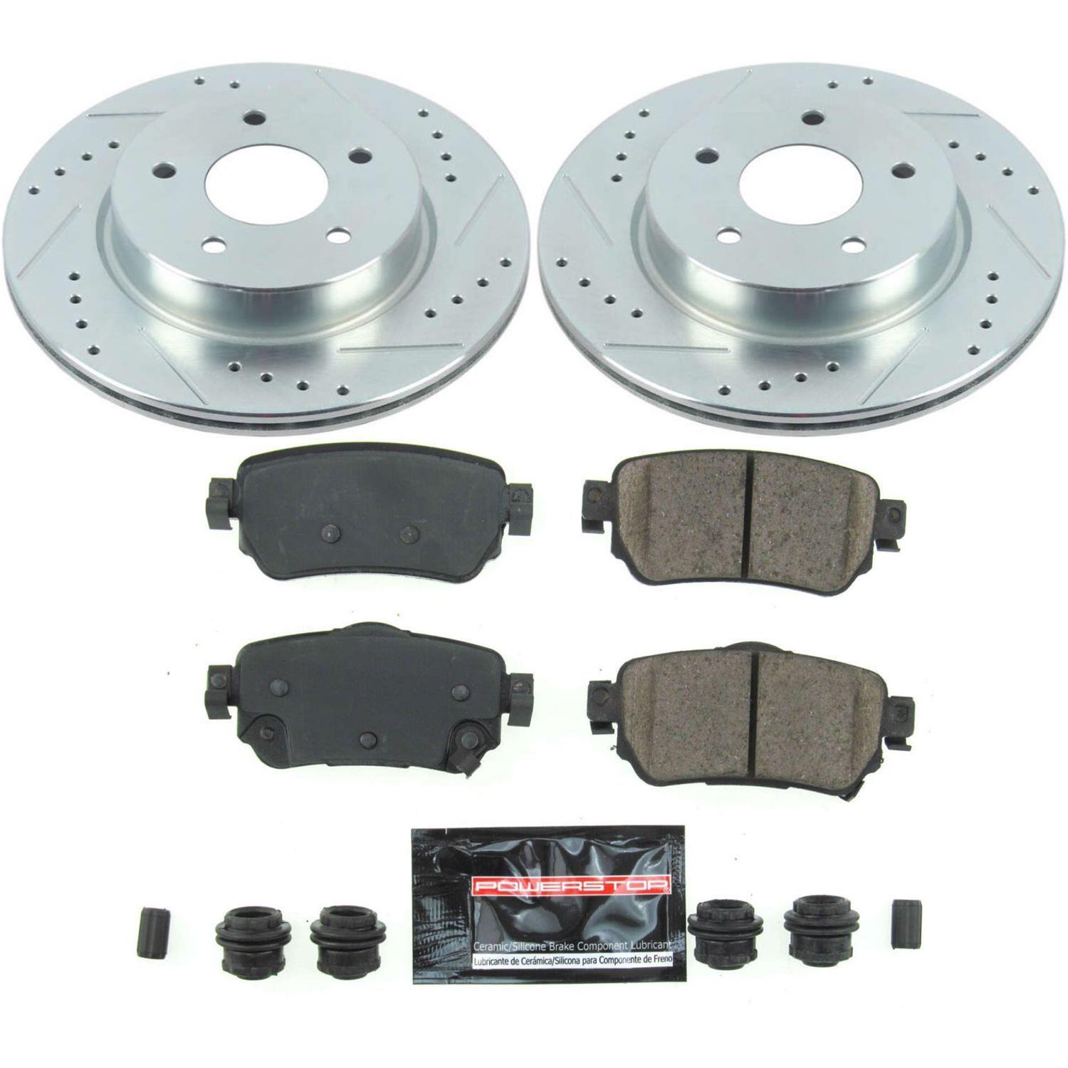 Power Stop 18-19 Nissan Leaf Front & Rear Z23 Evolution Sport Brake Kit (1x psbK8275, 1x psbK8313) thumbnail 4