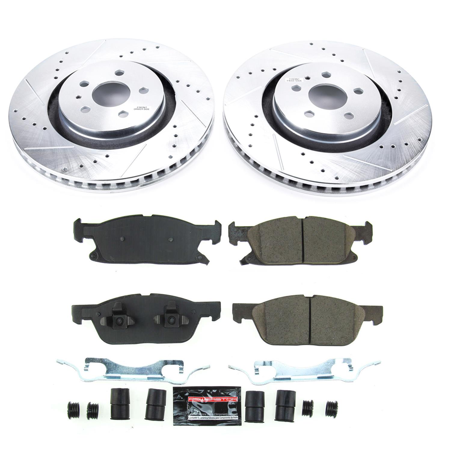 Power Stop K8321 Power Stop Z23 Evolution Sport Brake Upgrade Kits ...