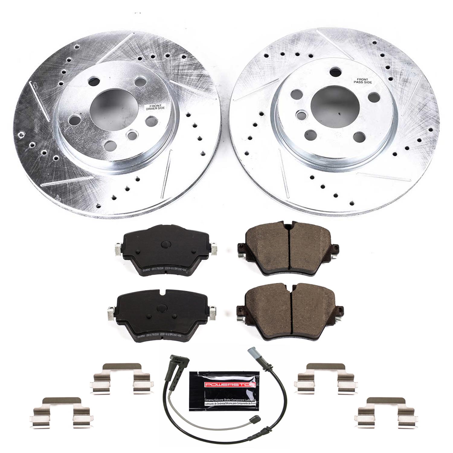 Power Stop 2019 Mini Cooper Clubman Front & Rear Z23 Evolution Sport Brake Kit (1x psbK8323, 1x psbK8111) thumbnail 8