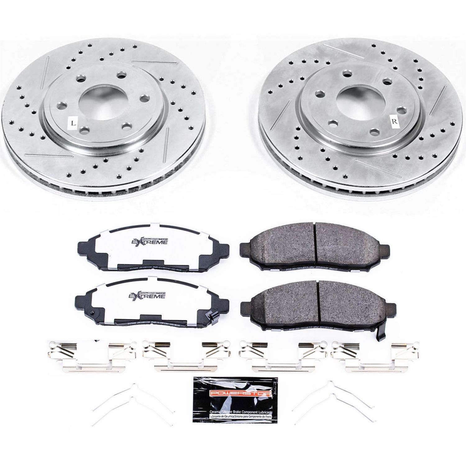 Power Stop 2019 Nissan Frontier Front & Rear Z36 Truck & Tow Brake Kit (1x psbK8324-36, 1x psbK4621-36) thumbnail 5