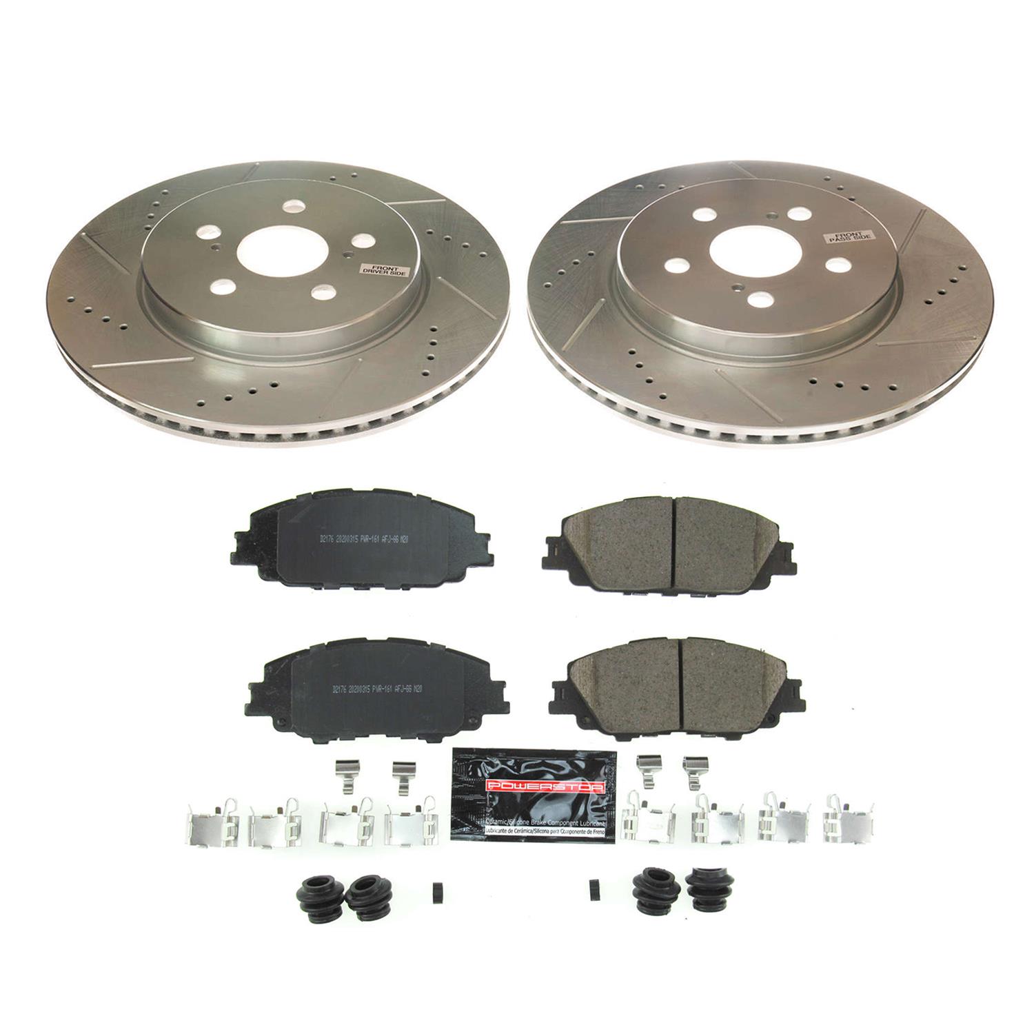 PowerStop K8362 PowerStop Z23 Evolution Sport Brake Upgrade Kits