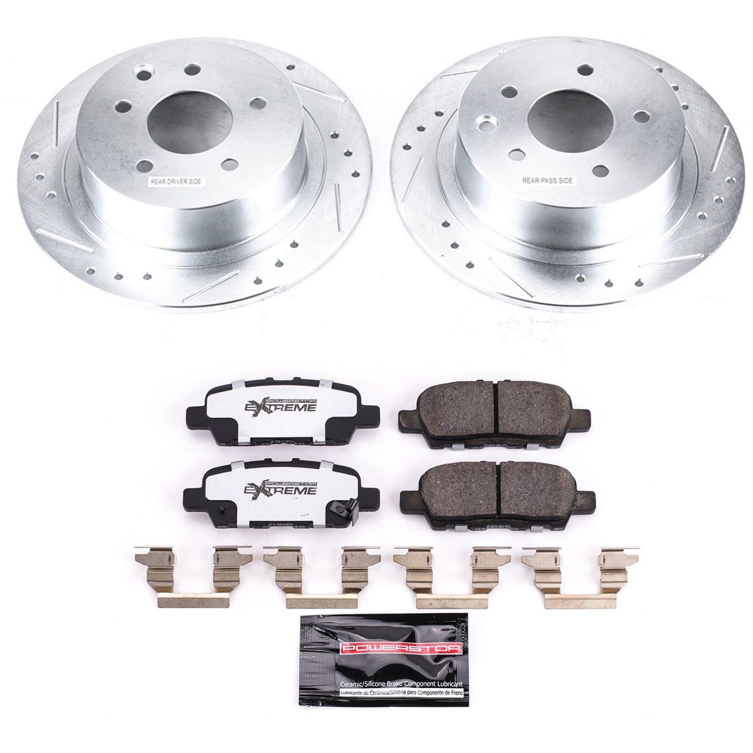 Power Stop 2019 Nissan Sentra Front & Rear Z26 Street Warrior Brake Kit (1x psbK8327-26, 1x psbK8335-26) thumbnail 9
