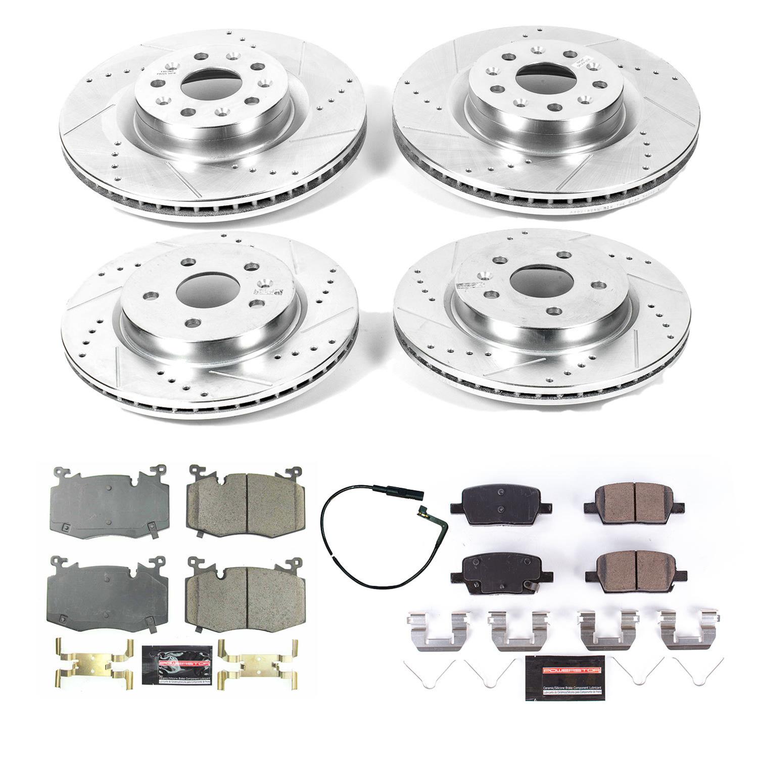 Power Stop 2019 Cadillac CT6 Front & Rear Z23 Evolution Sport Brake Kit (1x psbK7289, 1x psbK8317) thumbnail 8