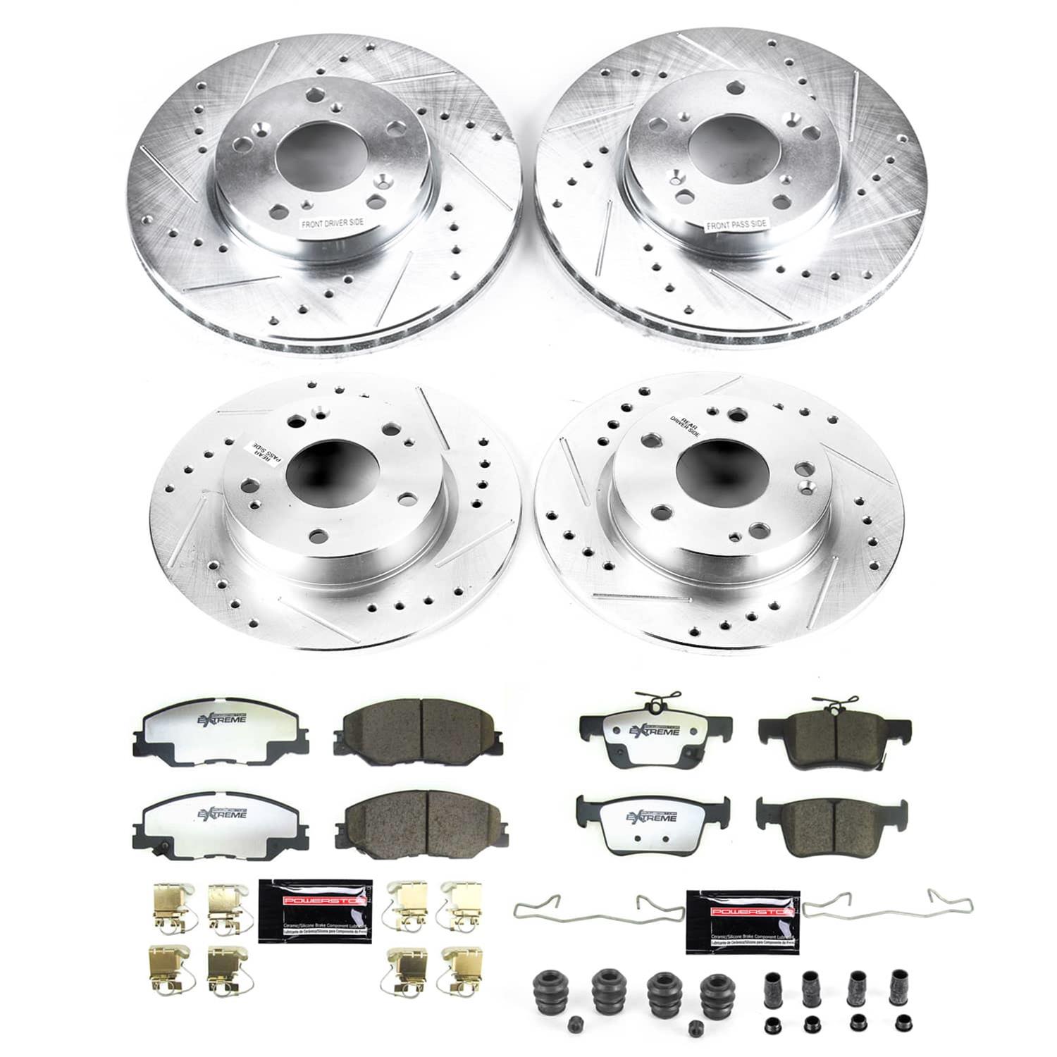PowerStop K8343-26 PowerStop Z26 Street Warrior Brake Upgrade Kits