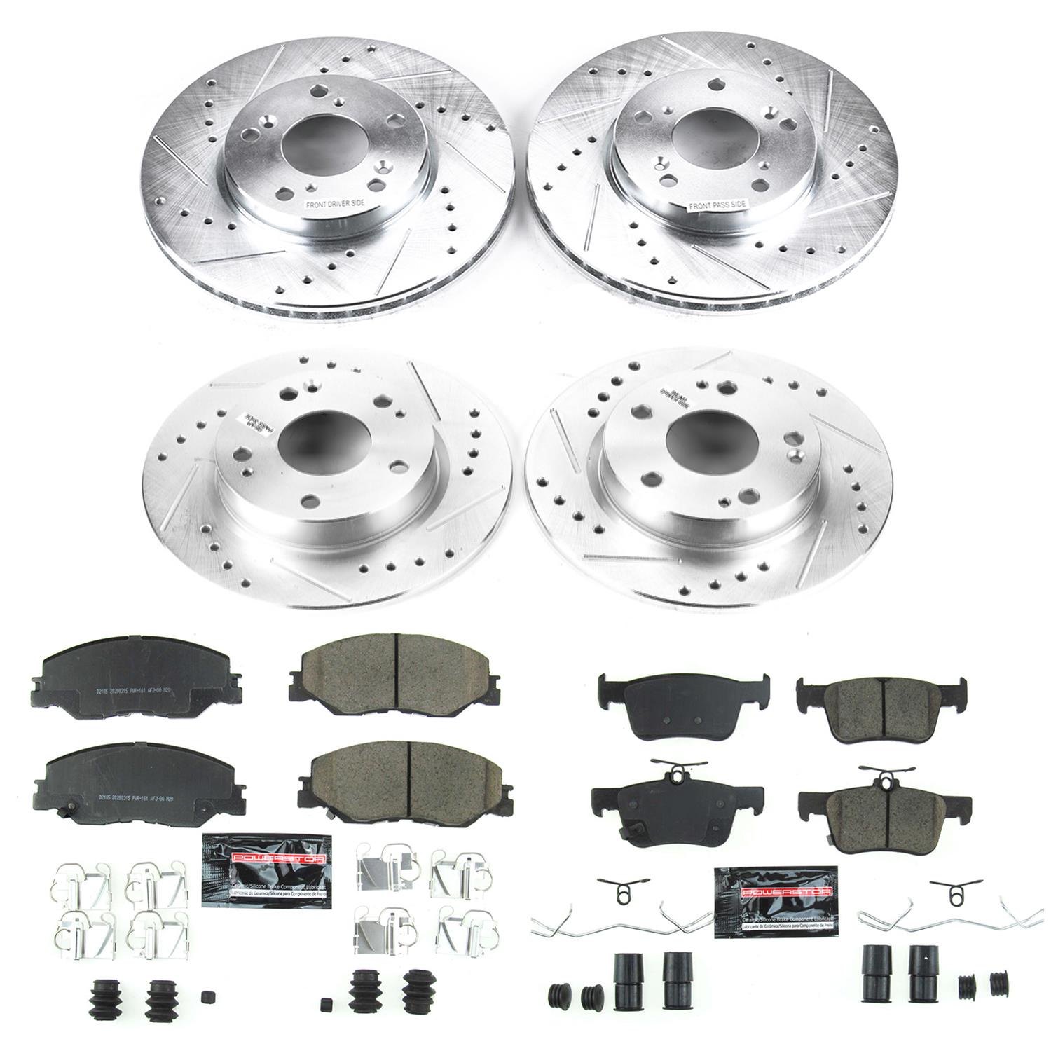Power Stop 2019 Honda Insight Front & Rear Z23 Evolution Sport Brake Kit (1x psbK8318, 1x psbK8330) thumbnail 8