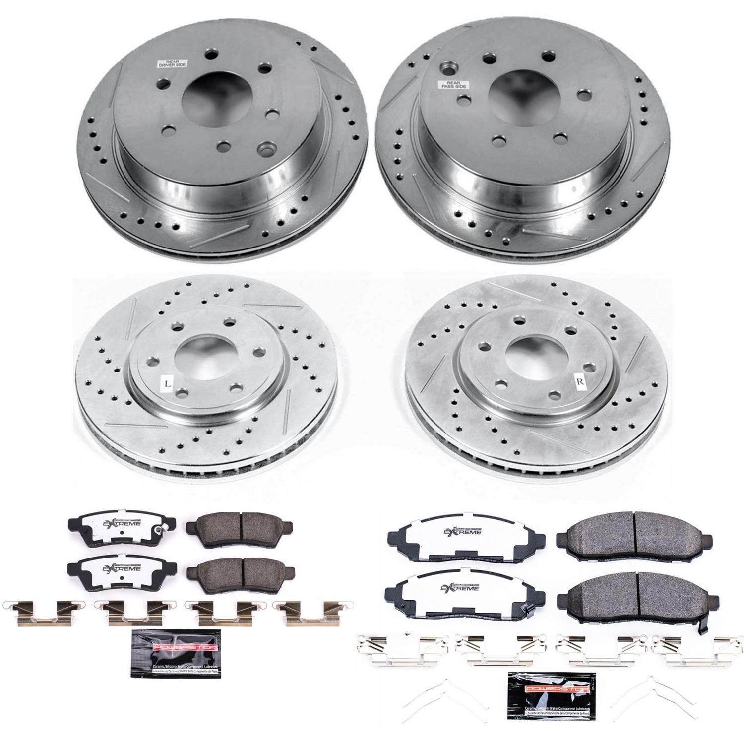 Power Stop 2019 Nissan Frontier Front & Rear Z36 Truck & Tow Brake Kit (1x psbK8324-36, 1x psbK4621-36) thumbnail 4