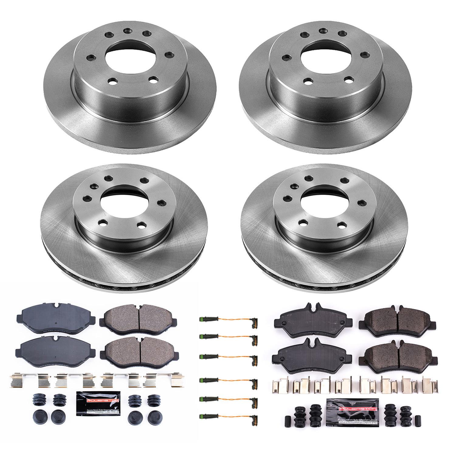 Power Stop 07-08 Freightliner Sprinter 2500 Front & Rear Z23 Evolution Sport Brake Kit (1x psbK6236, 1x psbK6198) thumbnail 4