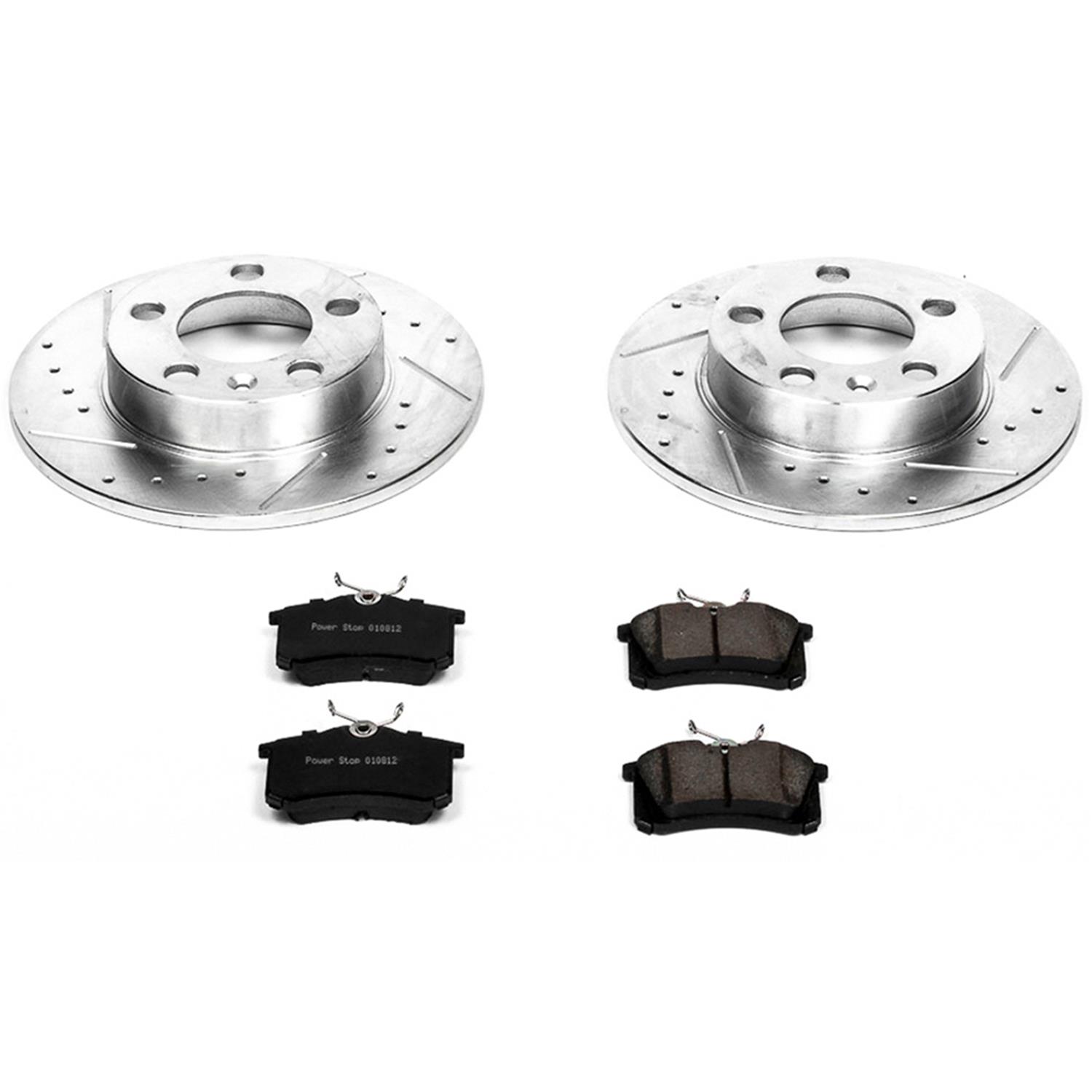 Power Stop 99-06 Volkswagen Beetle Front & Rear Z23 Evolution Sport Brake Kit (1x psbK839, 1x psbK847) thumbnail 4