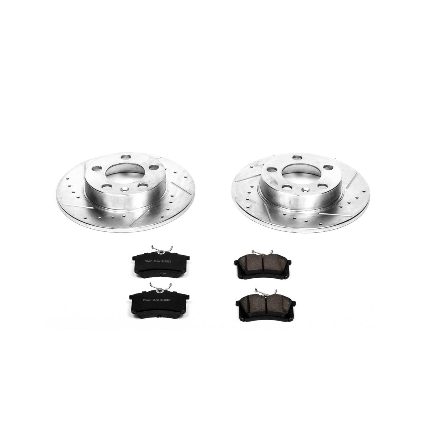 PowerStop Front Z23 Evolution Sport Brake Kit | Jeep Cherokee (14-16) (K6540)