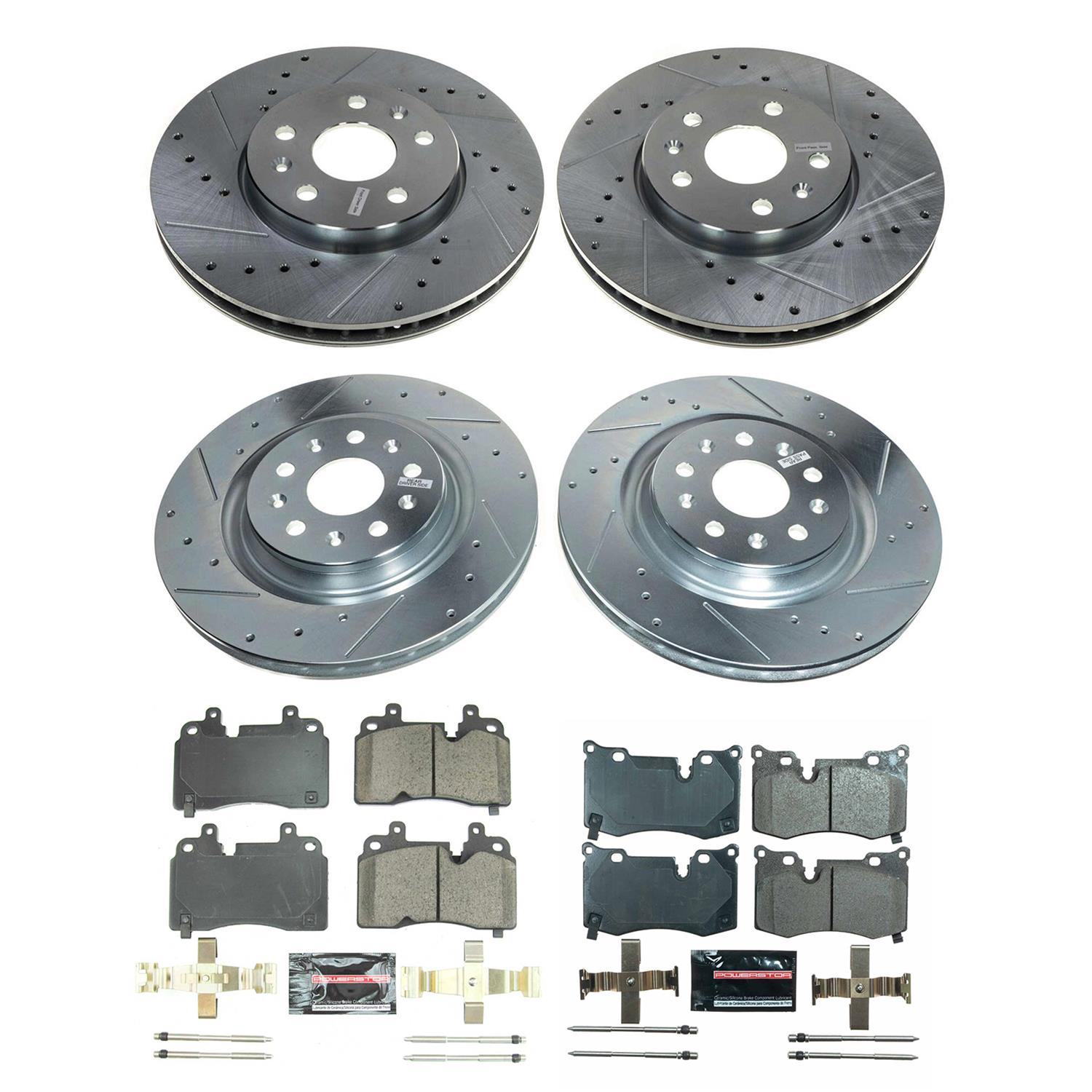 Power Stop K8527 Power Stop Z23 Evolution Sport Brake Upgrade Kits