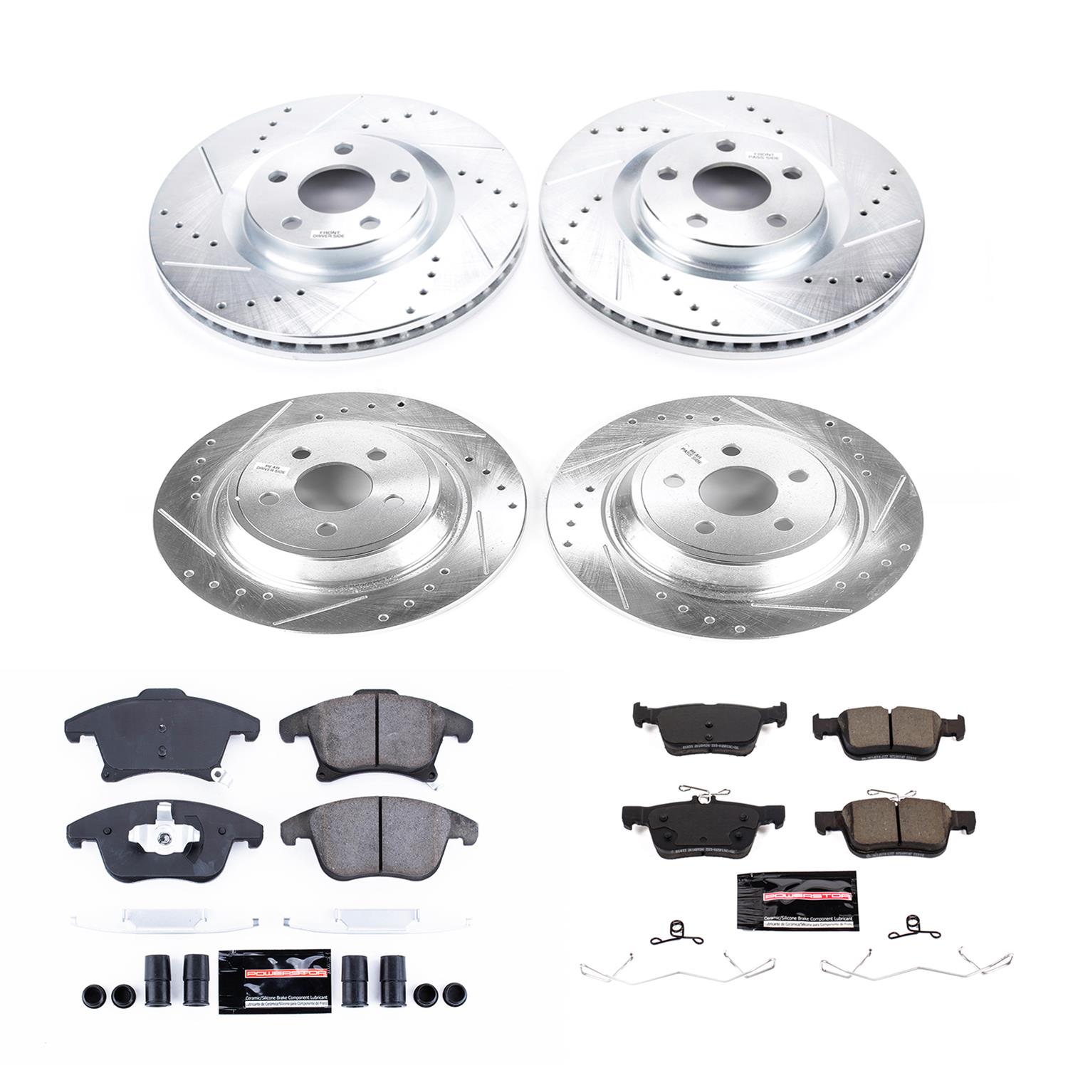 Power Stop 19-20 Ford Police Responder Hybrid Front & Rear Z23 Evolution Sport Brake Kit (1x psbK7417, 1x psbK8540) thumbnail 2