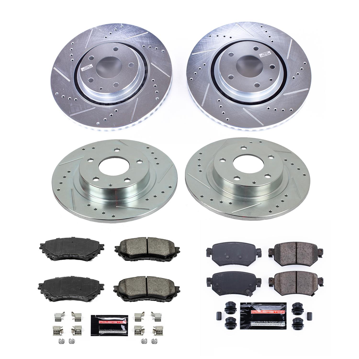 Power Stop K8618 Power Stop Z23 Evolution Sport Brake Upgrade Kits