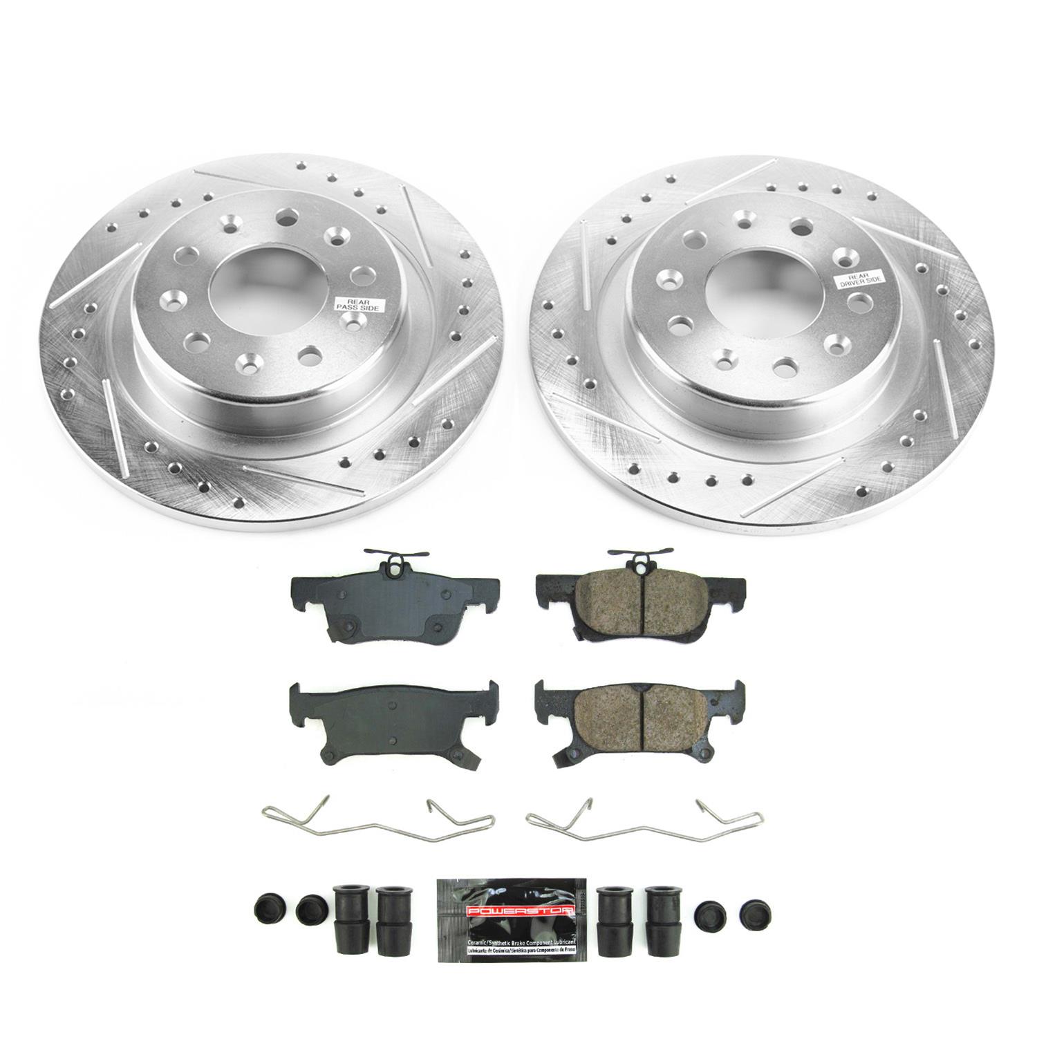Power Stop 17-18 Buick Envision Front & Rear Z23 Evolution Brake Kit (1x psbK7661, 1x psbK8624) thumbnail 4