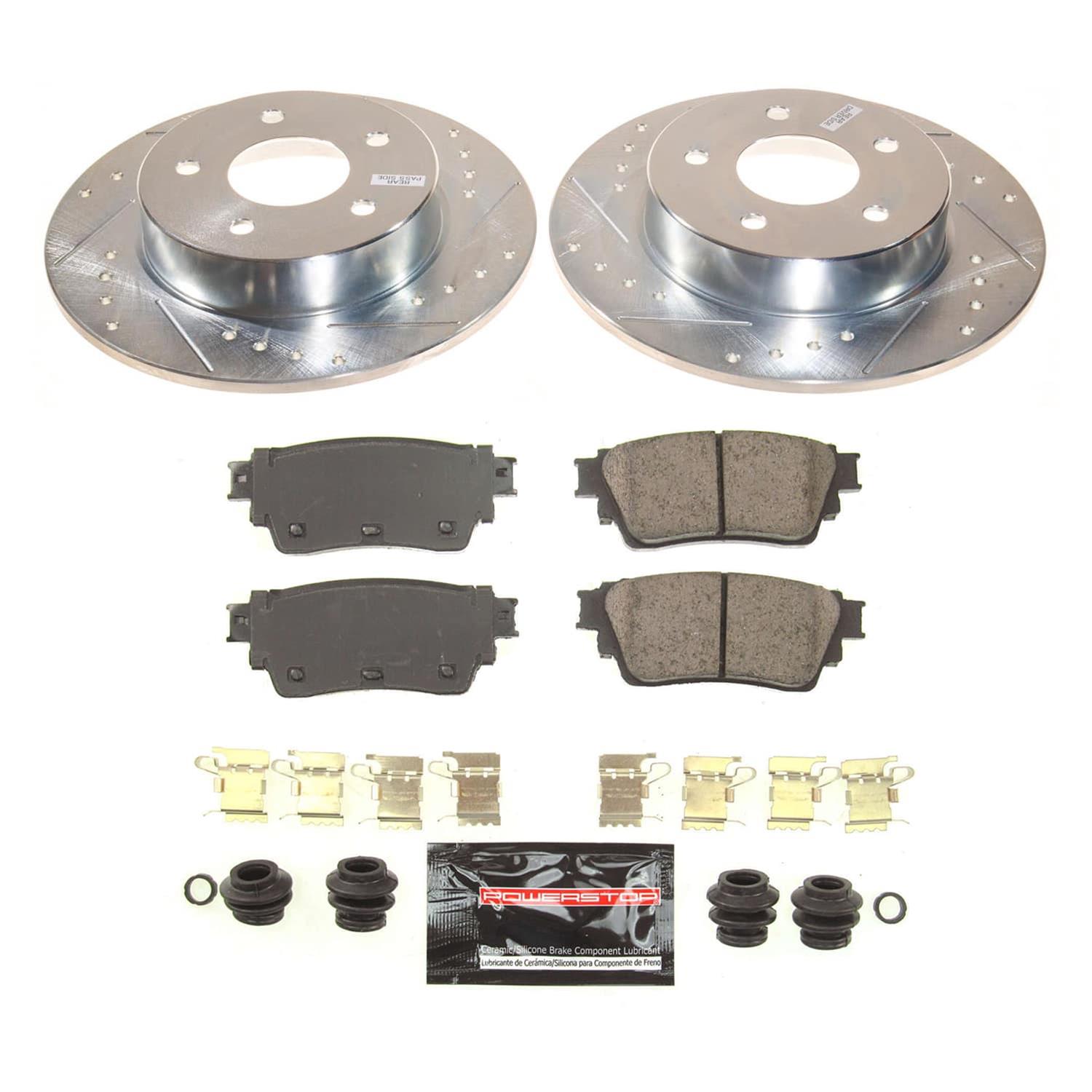 Power Stop 19-23 Nissan Altima Rear Z23 Evolution Brake Kit thumbnail 9
