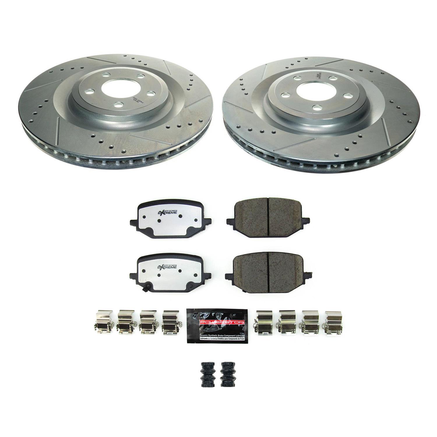Power Stop 20-22 Lincoln Aviator Front and Rear Z36 Truck & Tow Brake Kit (1x psbK8682-36, 1x psbK8672-36) thumbnail 7